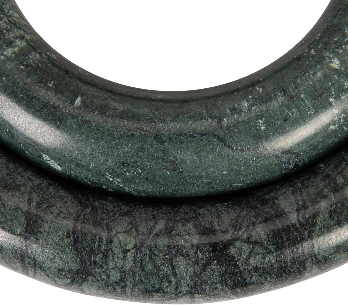 Creative Co-Op Green Marble Trivets, Set of 2