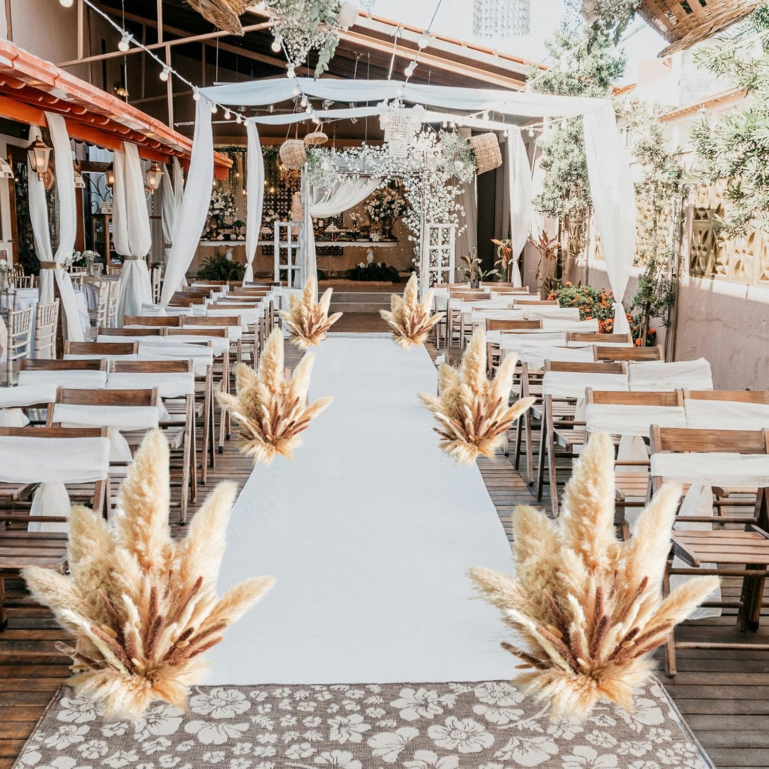 Decorative Tall Pampas Grass for Floor Vase