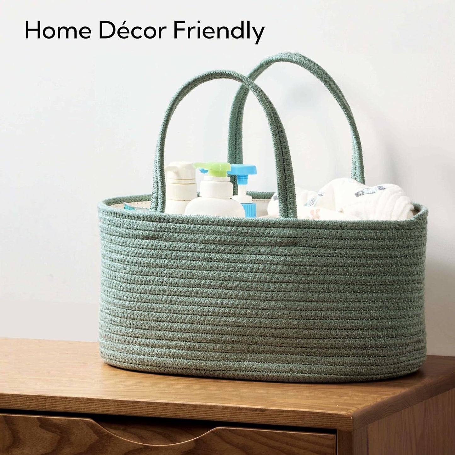 Baby Storage Basket / Sage Green / Small