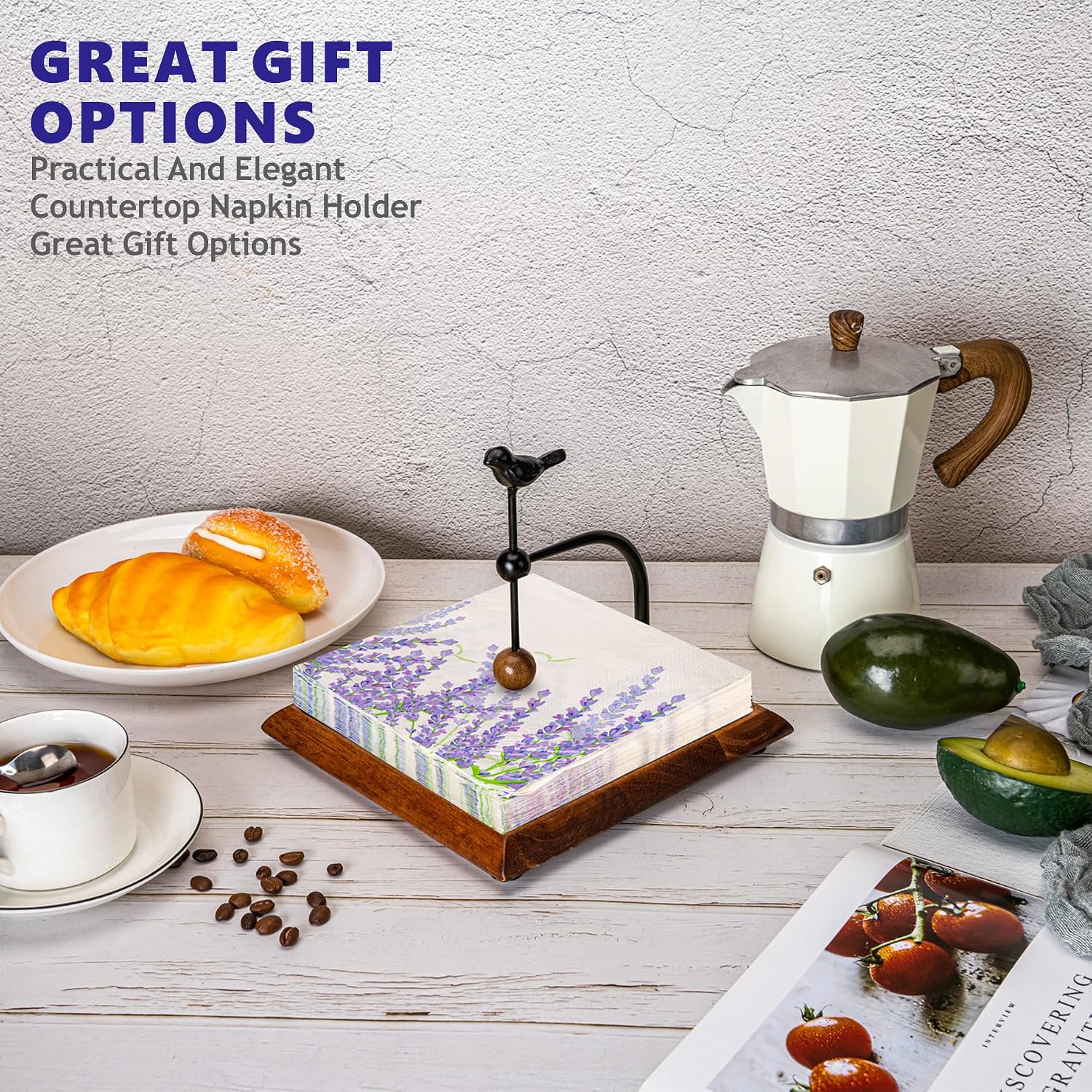 Bird-Shaped Handle / Napkin Holder