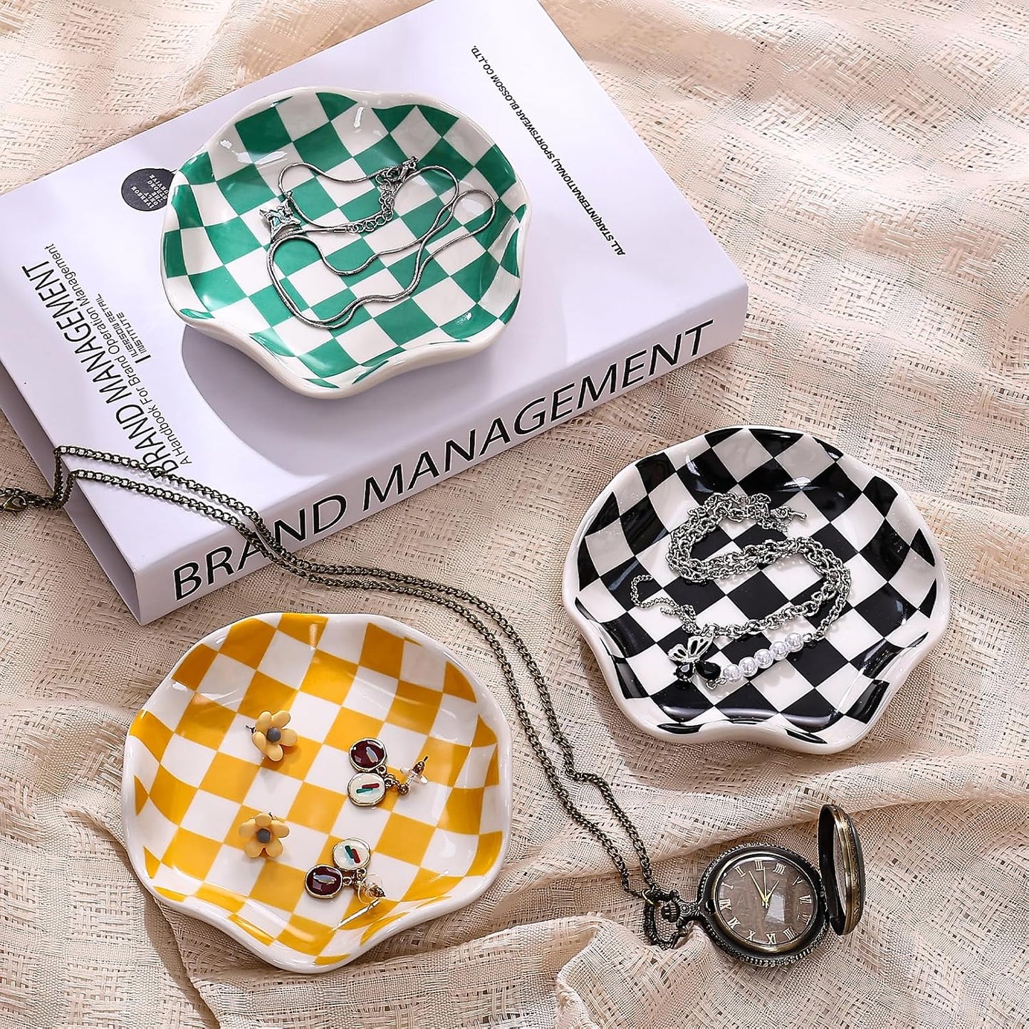 Ceramic Jewelry Tray / Orange