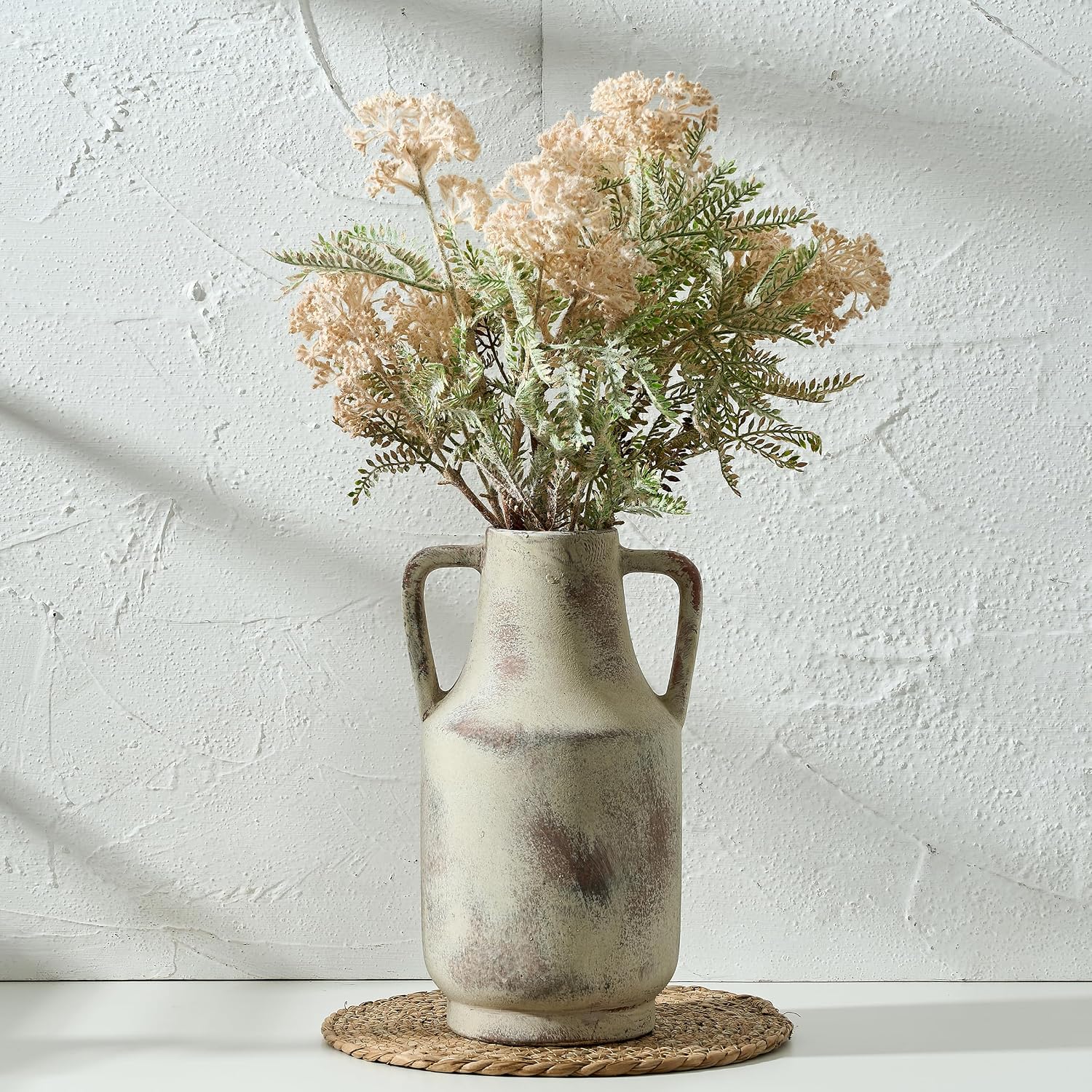 Ceramic Rustic Flower Vase / 112-terra / 12 Inch