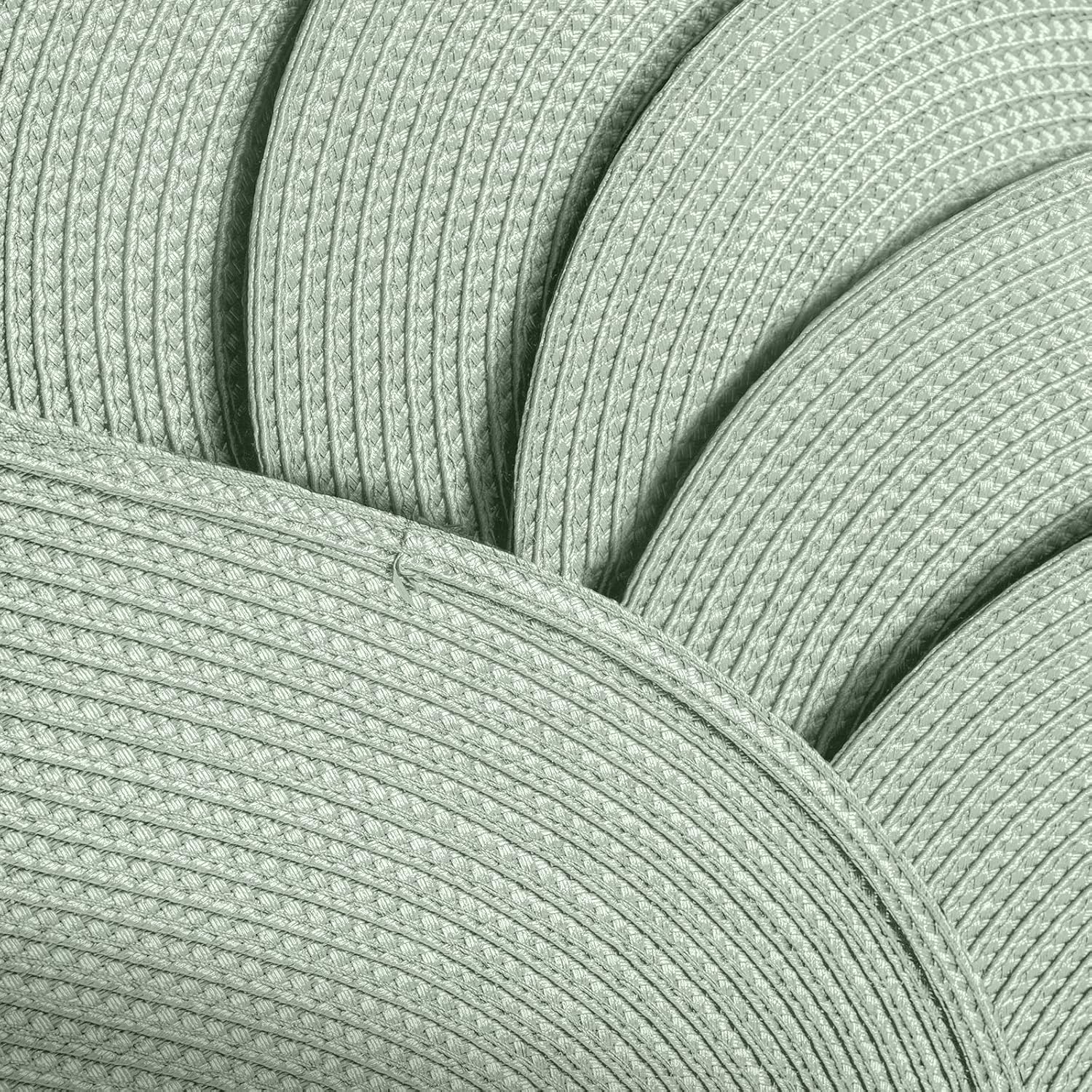 AHHFSMEI Placemats Set of 8 for Dining Table Washable Woven Non-Slip 18x12 inches Placemat Heat-Resistant Durable Table