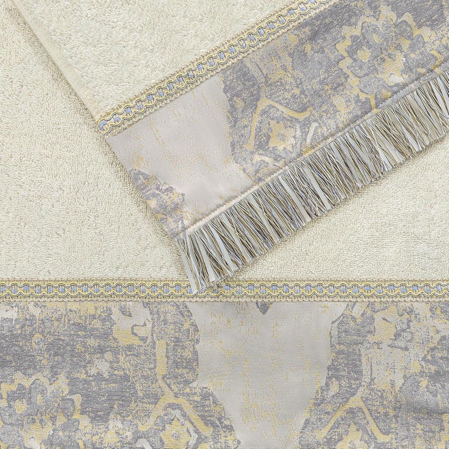 Loom and Mill Luxury Cotton Bath Towel Set 3 Piece-1 Bath Towel 1 Hand Towel 1 Wash Cloth, Ultra Soft Decorative Towel