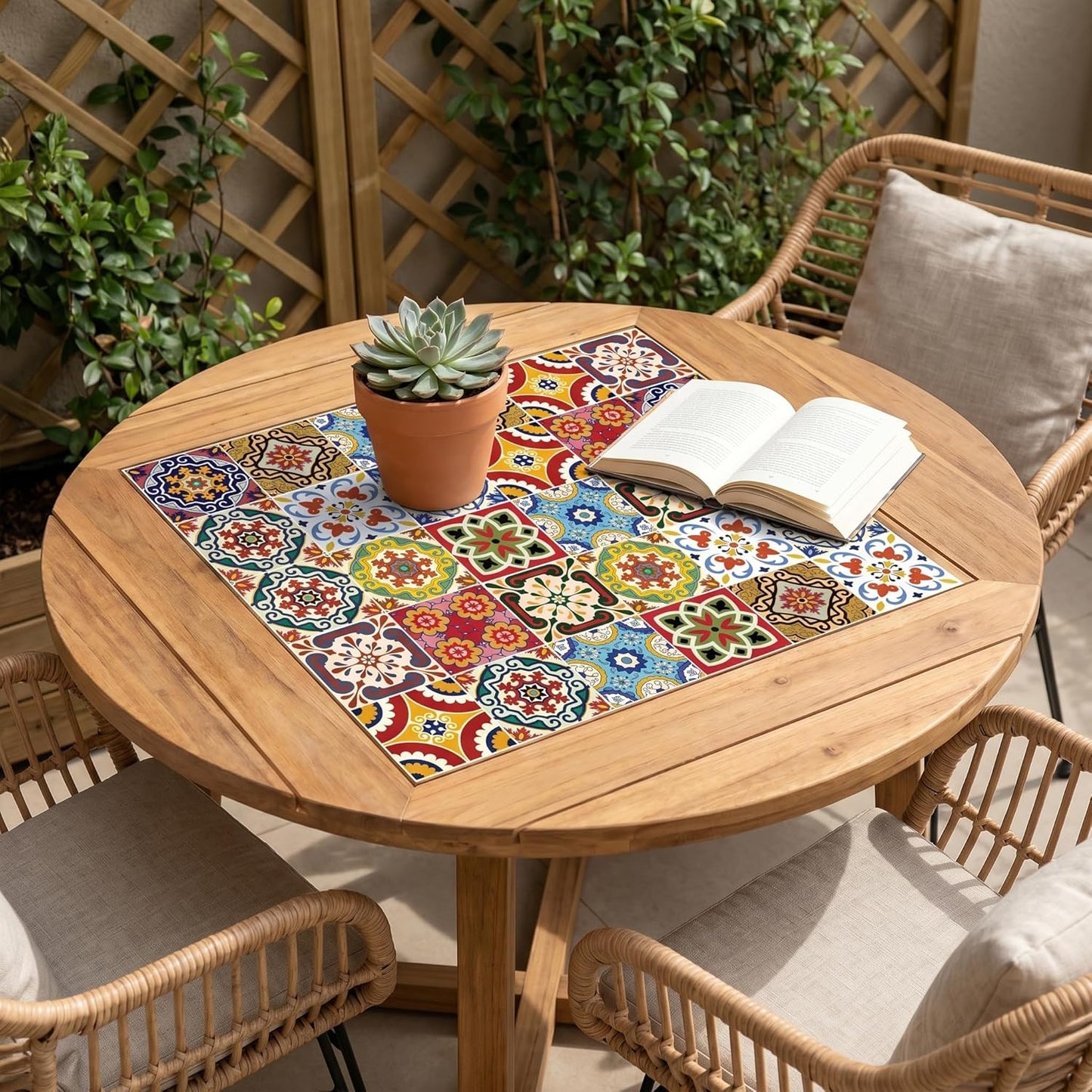 Boho Decorative Vinyl Decals / 4 x 4 / Set of 30