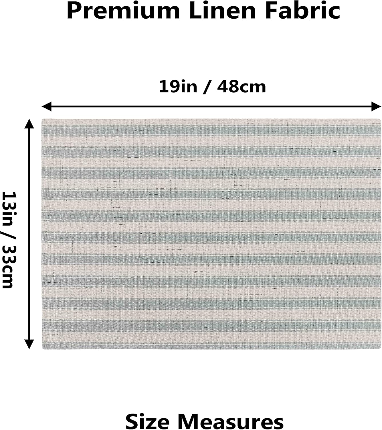 Home Brilliant Placemats Set of 6 Heat Resistant Dining Table Mat for Kitchen Table Dinner Summer Decor, 13 x 19