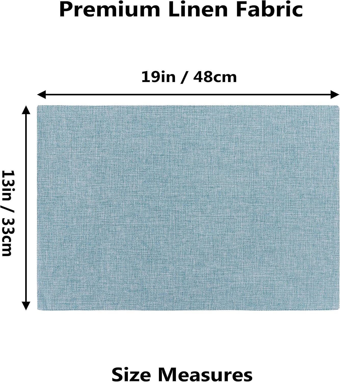Home Brilliant Cloth Placemats Set of 8 for Holiday Dinner Linen Placemat Heat Resistant Dining Table Place Mats for