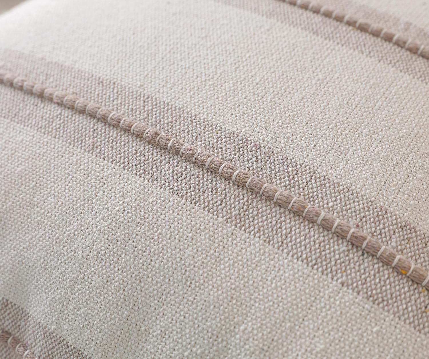Boho Throw Pillow Covers / Taupe / 18 x 18 / Set of 2