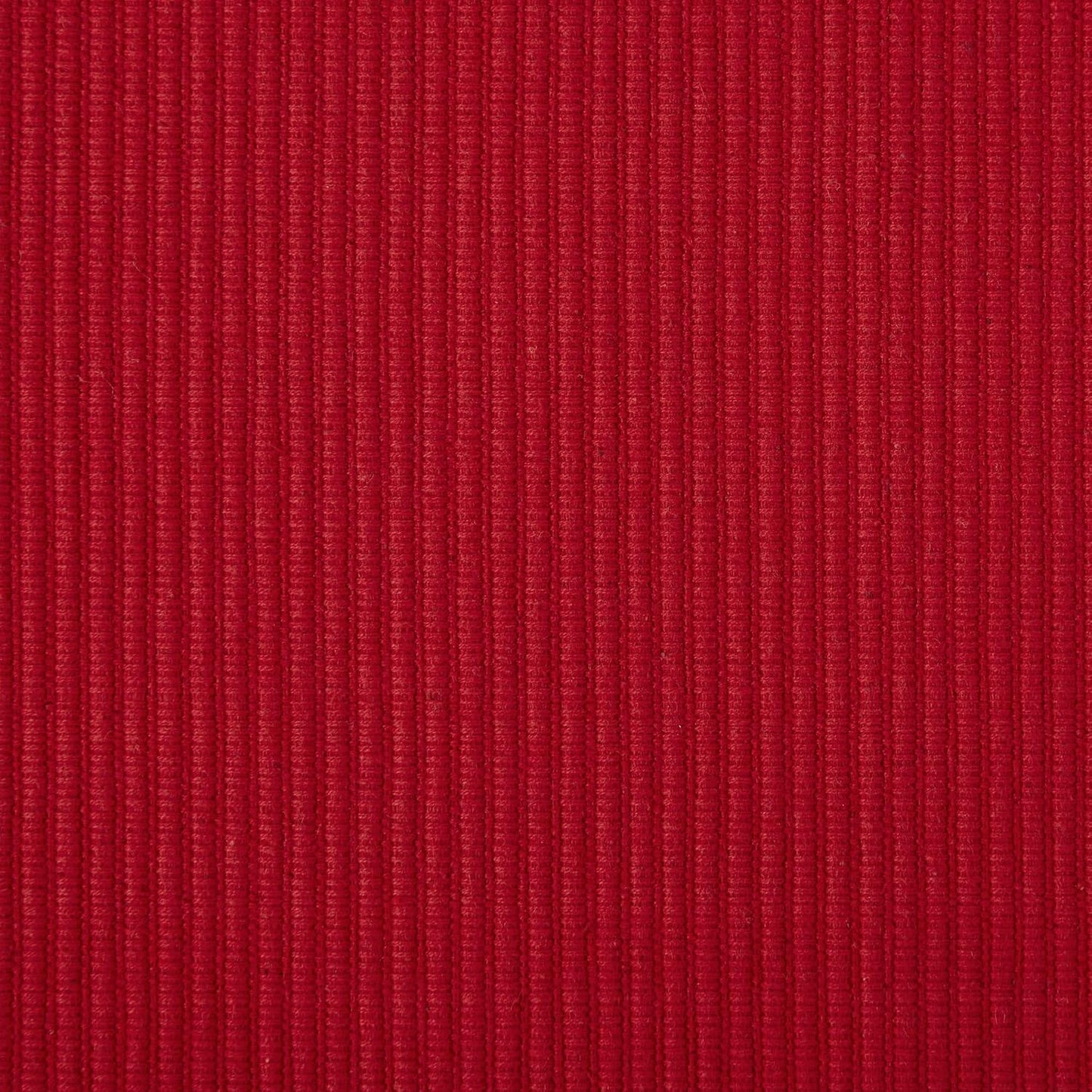DII Basic Everyday Ribbed Tabletop 100% Cotton, Placemat Set, 13x19, Tango Red, 6 Piece