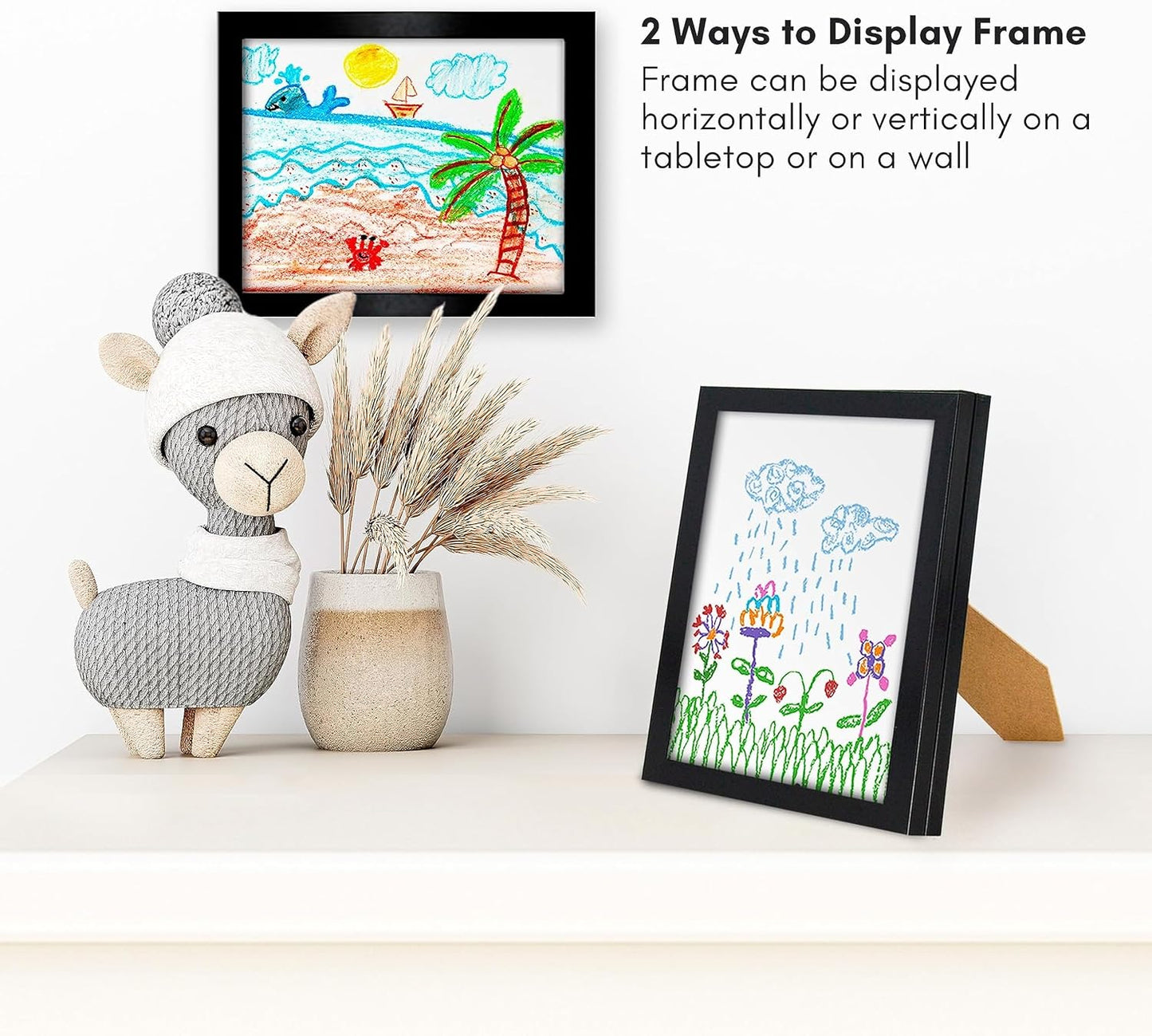 Kids Art Frame / 8.5 x 11 / Black