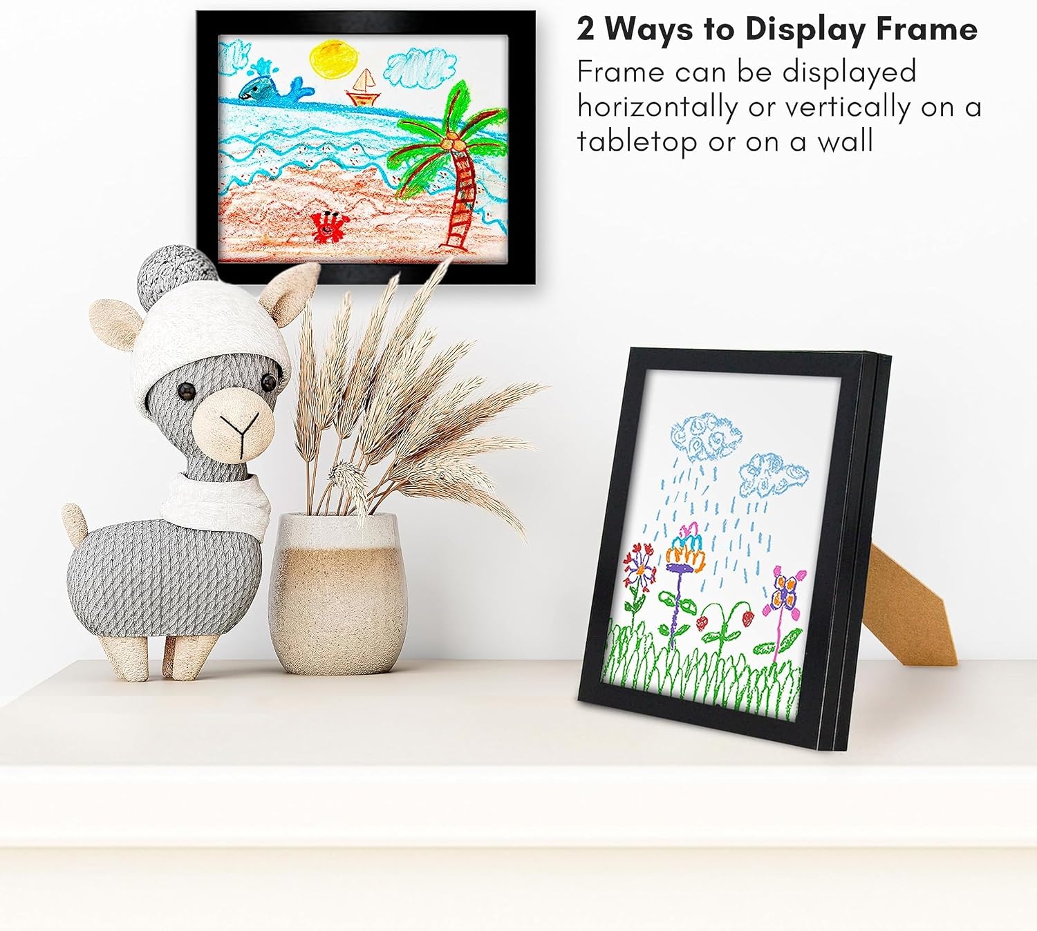 Kids Art Frame / 8.5 x 11 / Black