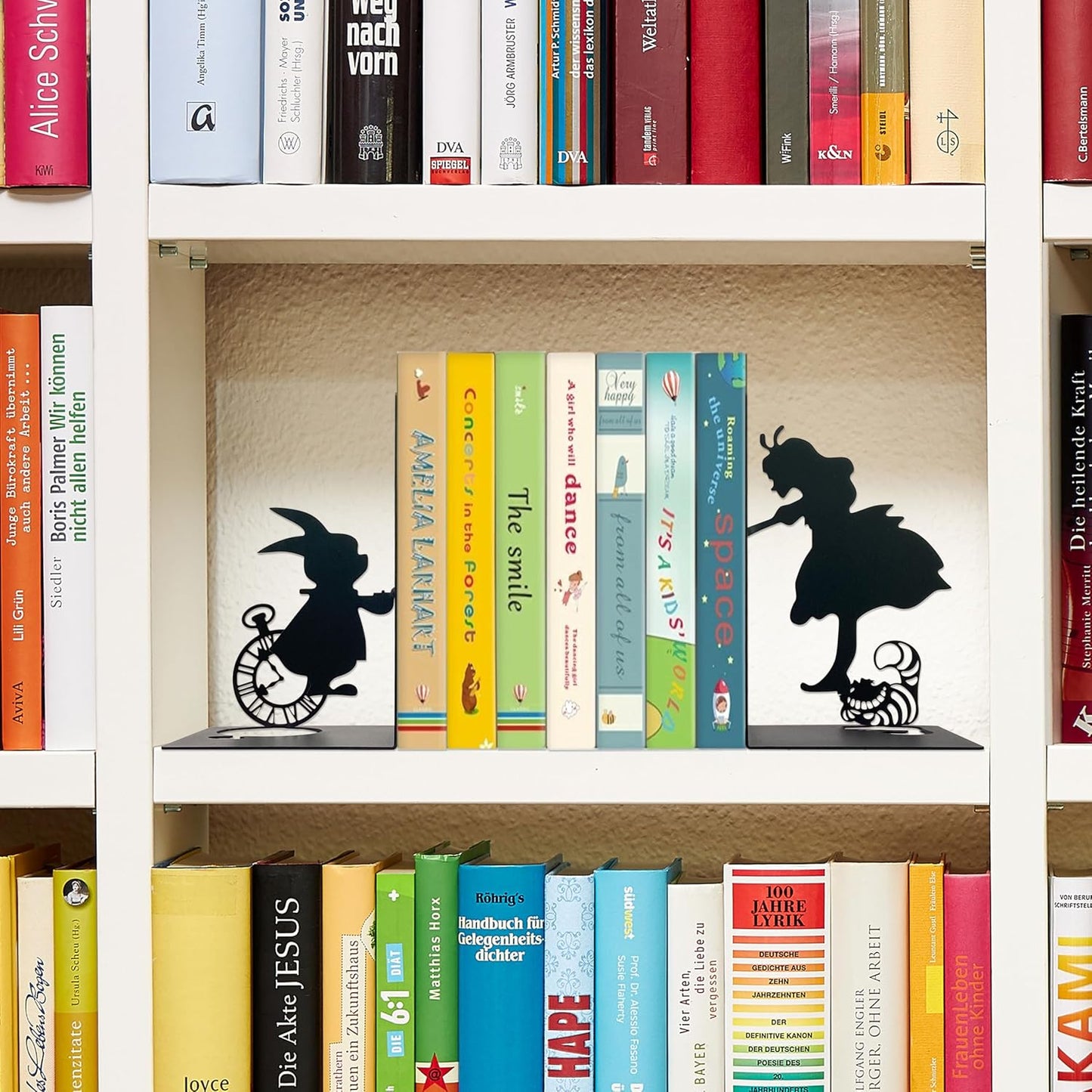 Metal Wonderland Bookends / Alice Decorative Bookends
