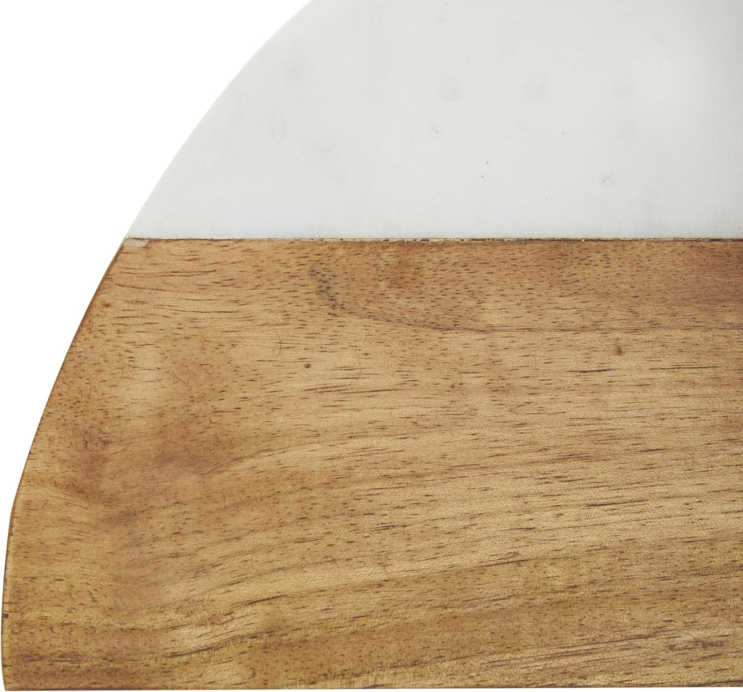 Mango Wood Geometric Decorative Bookends Arched 5 lbs Non Skid / 5"w, 5"H / White / Set of 2