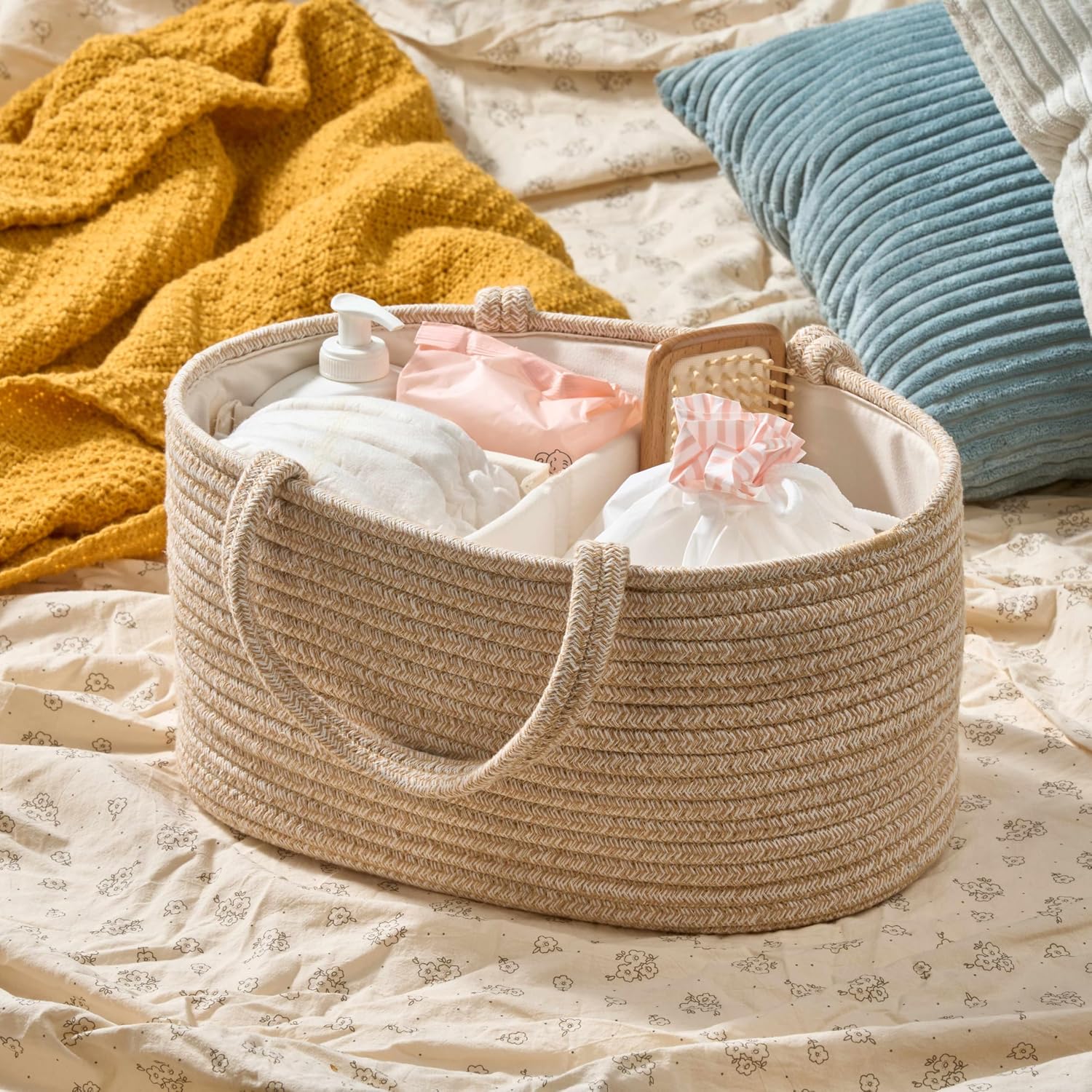Baby Storage Basket / Oatmeal / Small