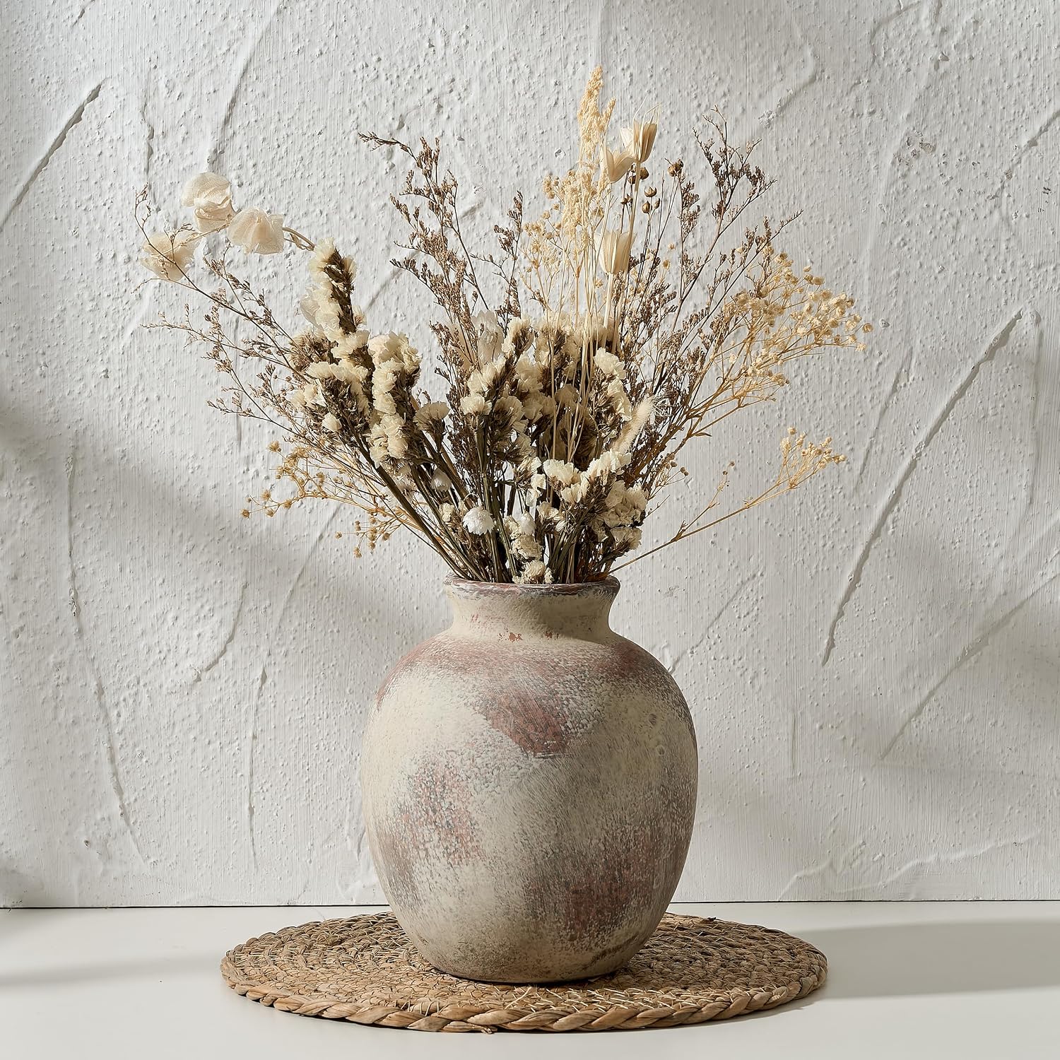 Ceramic Decorative Flower Vase / 1007-terra / 7.48 Inch