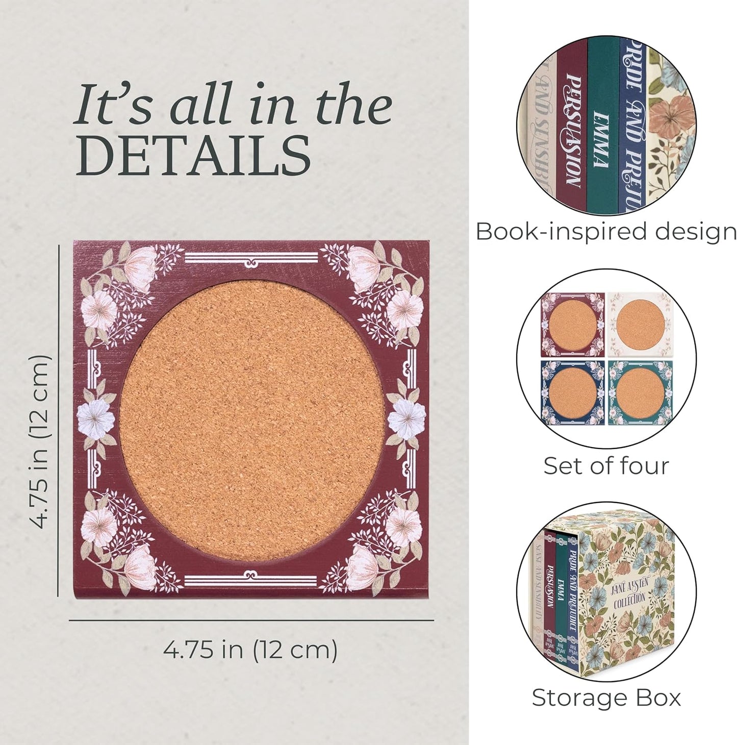 Steel Mill & Co Book Coaster / Set of 4