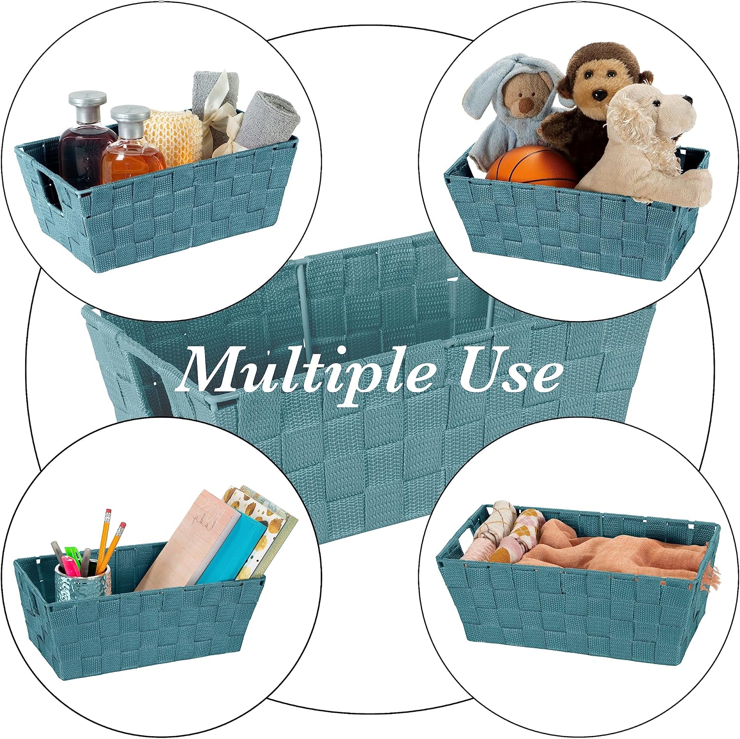 Decorative Storage Basket / Small Shelf / Sapphire