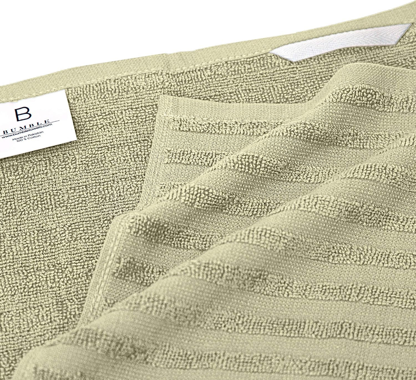 Premium Kitchen Towels 6 Pack 100% Cotton, 20"x28" Dish Towels - Sage | Large Flat & Terry Kitchen Linen Set with