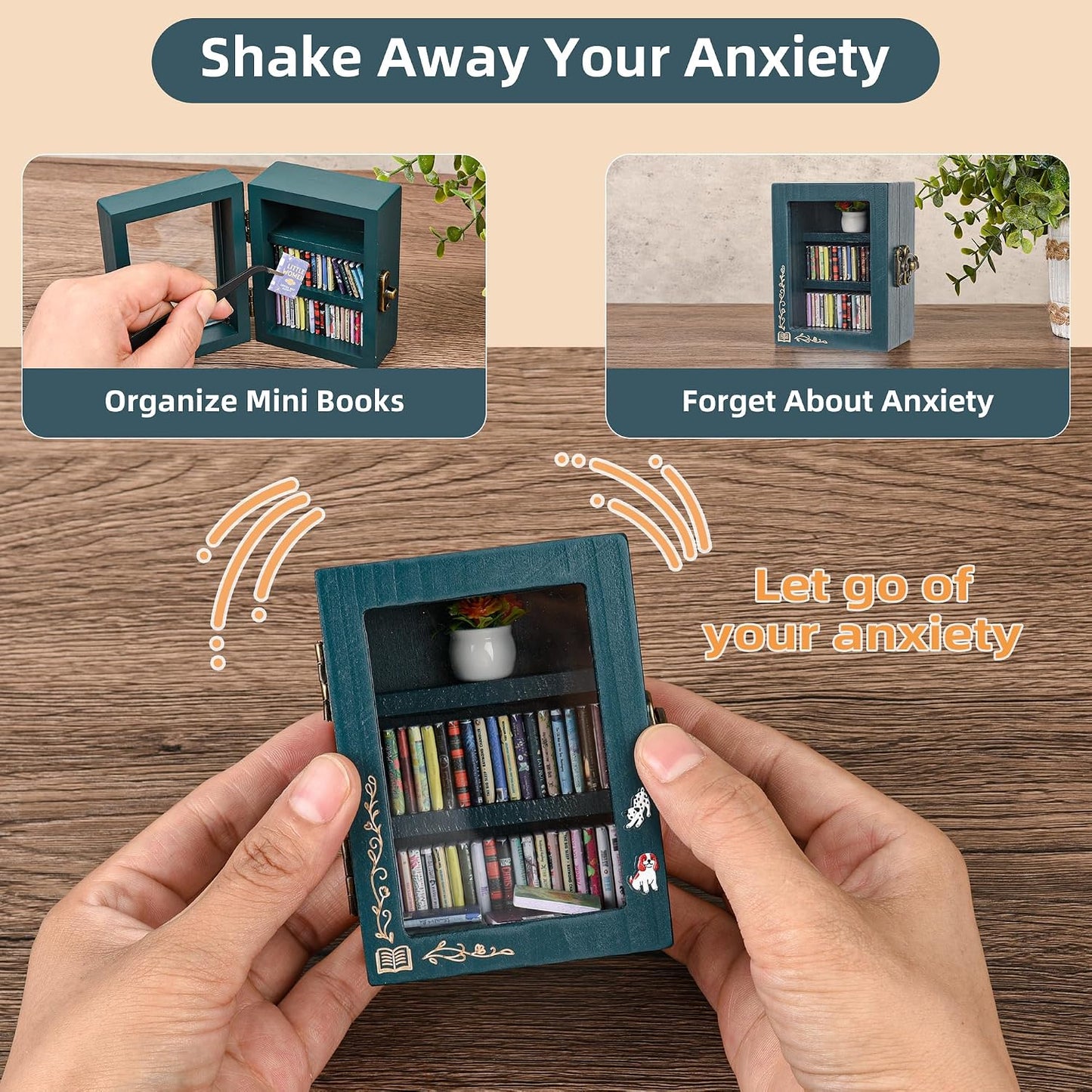 60 Mini Books / Sky Blue / Small