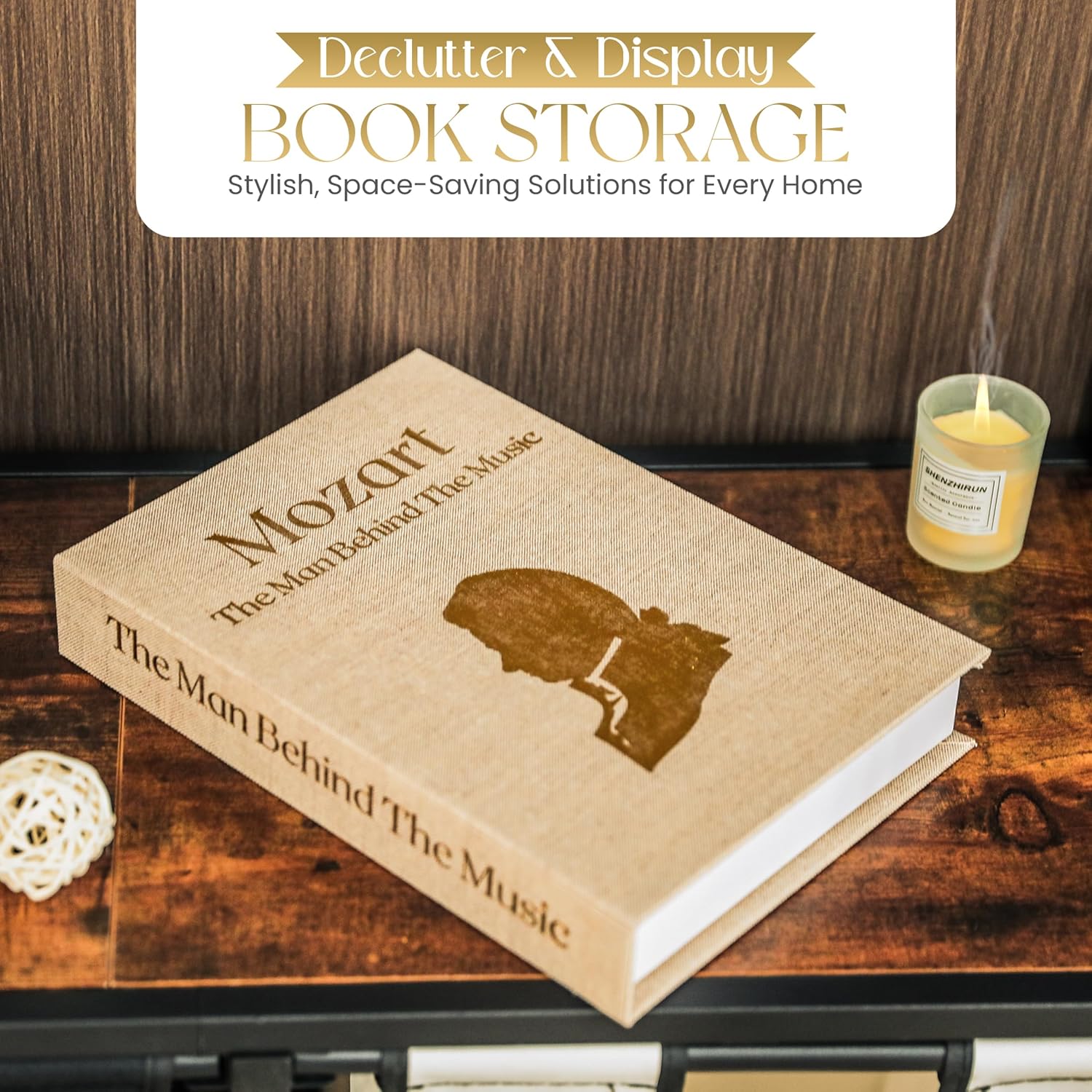 Faux Books / Antique Decorative Linen Books