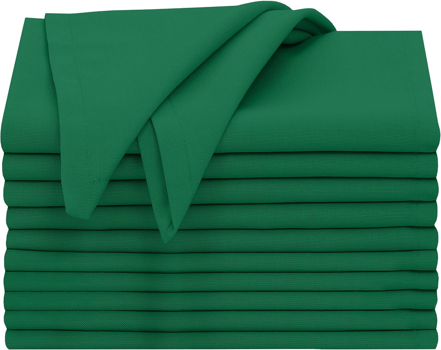 Ruvanti Cloth Napkins Set of 12, 100% Cotton 18”x18” - Amazon | Washable, Soft, Durable & Absorbent Everyday Napkins.