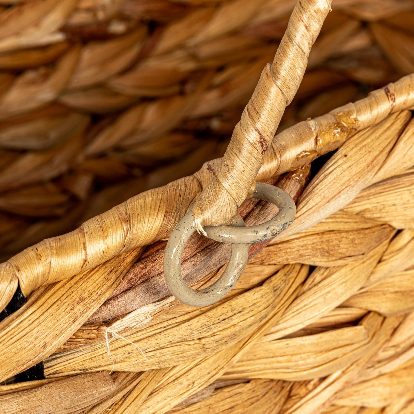 Wicker Stair Basket / Water Hyacinth