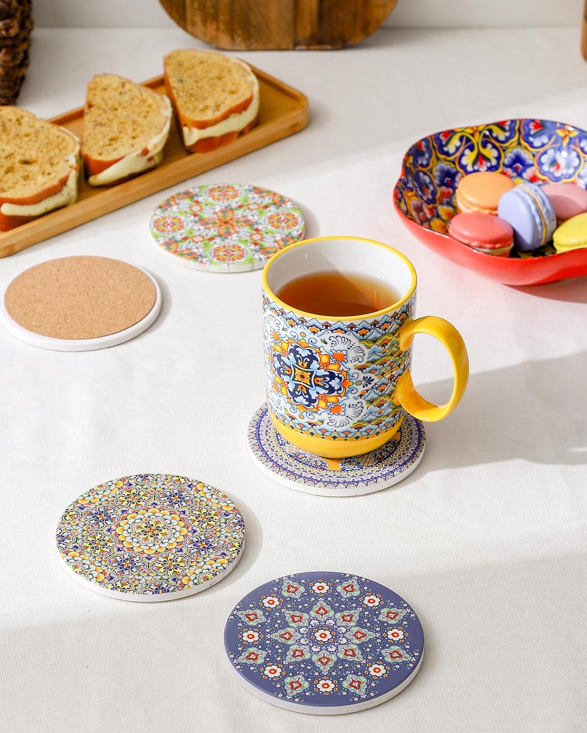 Cork Base and Holder / Set of 6
