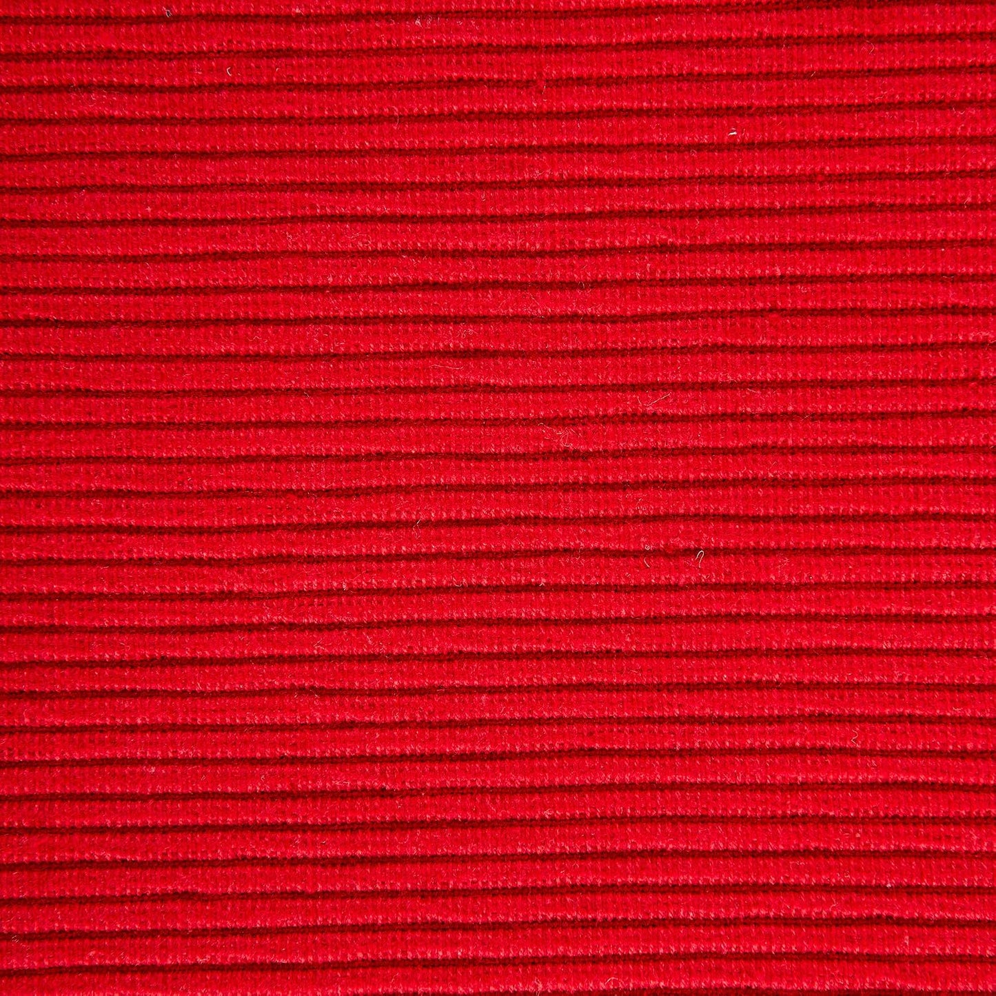 DII Basic Everyday Ribbed Tabletop 100% Cotton, Table Runner, 13x72, Tango Red