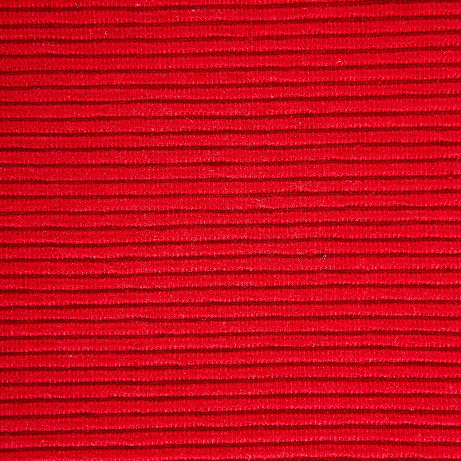 DII Basic Everyday Ribbed Tabletop 100% Cotton, Table Runner, 13x72, Tango Red