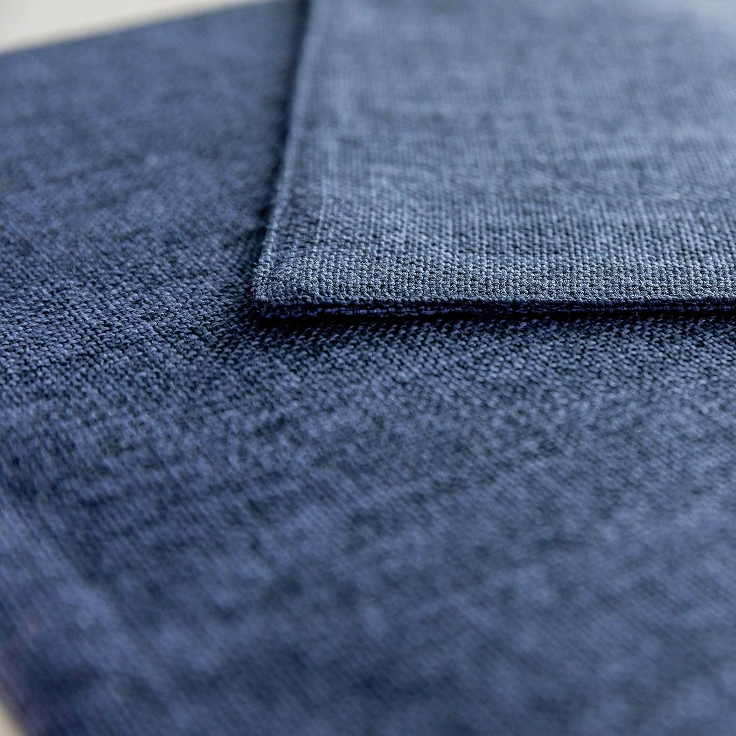 Home Brilliant Set of 6 Placemats Heat Resistant Dining Table Place Mats Kitchen Table Mats, Navy Blue