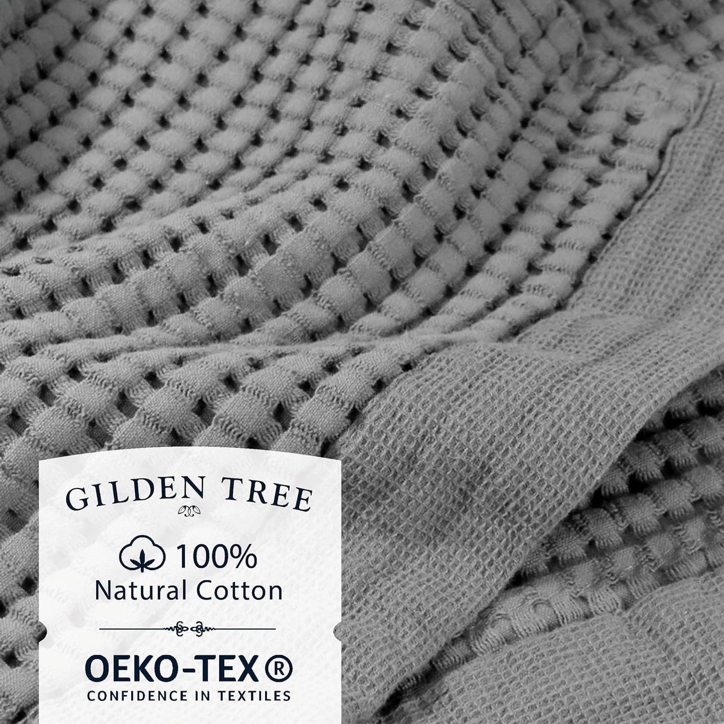 GILDEN TREE Waffle Bath Sheet Quick Dry Towel, Thin Luxury Bath Towels, Bath Sheets 40x80 Large Bath Towels, Modern