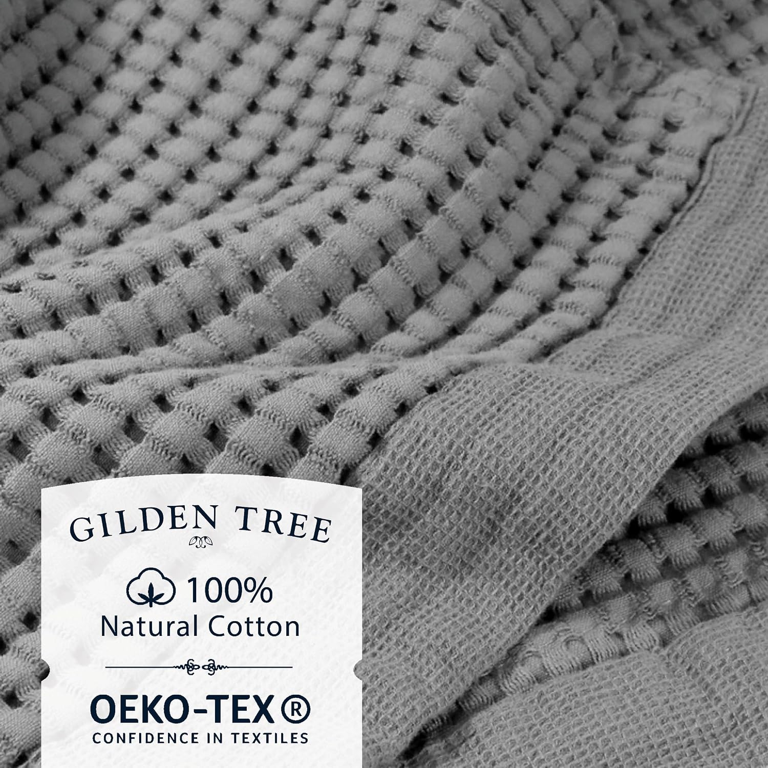 GILDEN TREE Waffle Bath Sheet Quick Dry Towel, Thin Luxury Bath Towels, Bath Sheets 40x80 Large Bath Towels, Modern