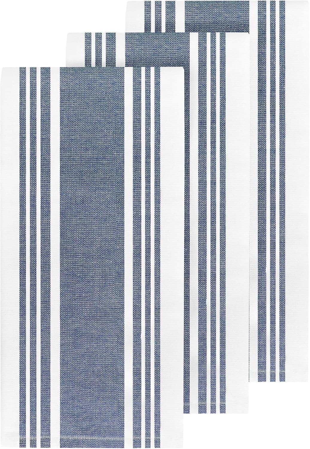 All-Clad Dual-Purpose Kitchen Towels: Highly Absorbent, Super Soft Long Lasting - 100% Cotton, 17"x30" Dish Towels for