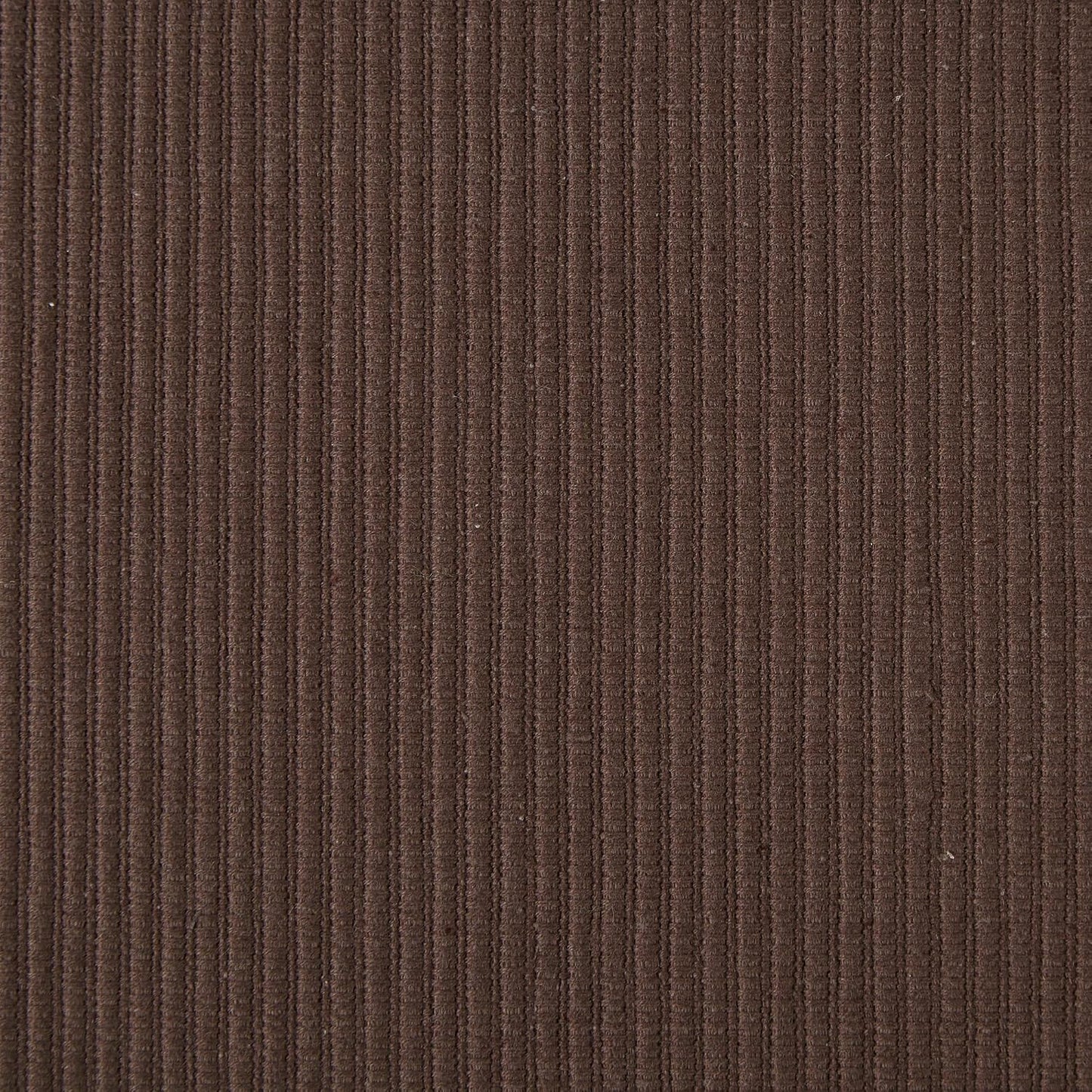 DII Basic Everyday Ribbed Tabletop 100% Cotton, Placemat Set, 13x19, Dark Brown, 6 Piece