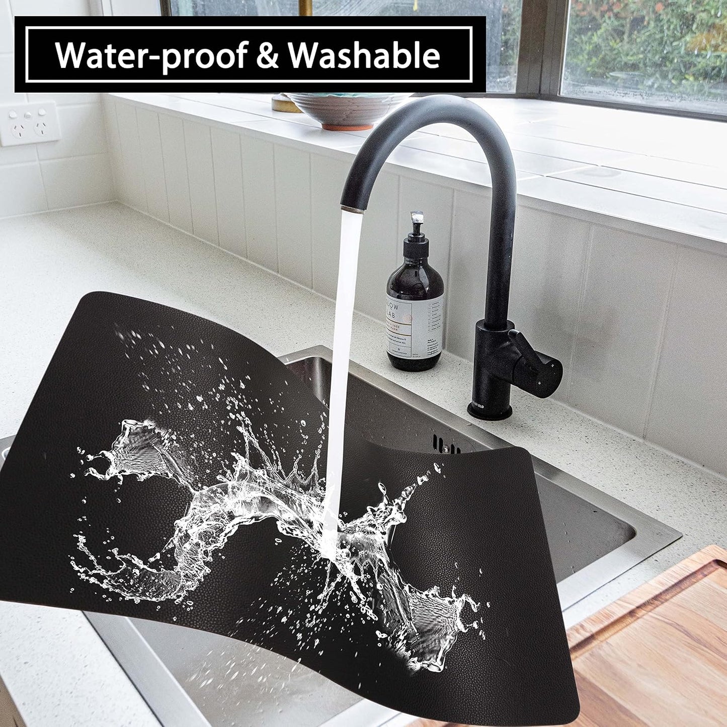 Wipeable Placemats Leather Table Mats Waterproof Heat-Resistant Easy to Clean for Dining Table Set Kitchen Table (6