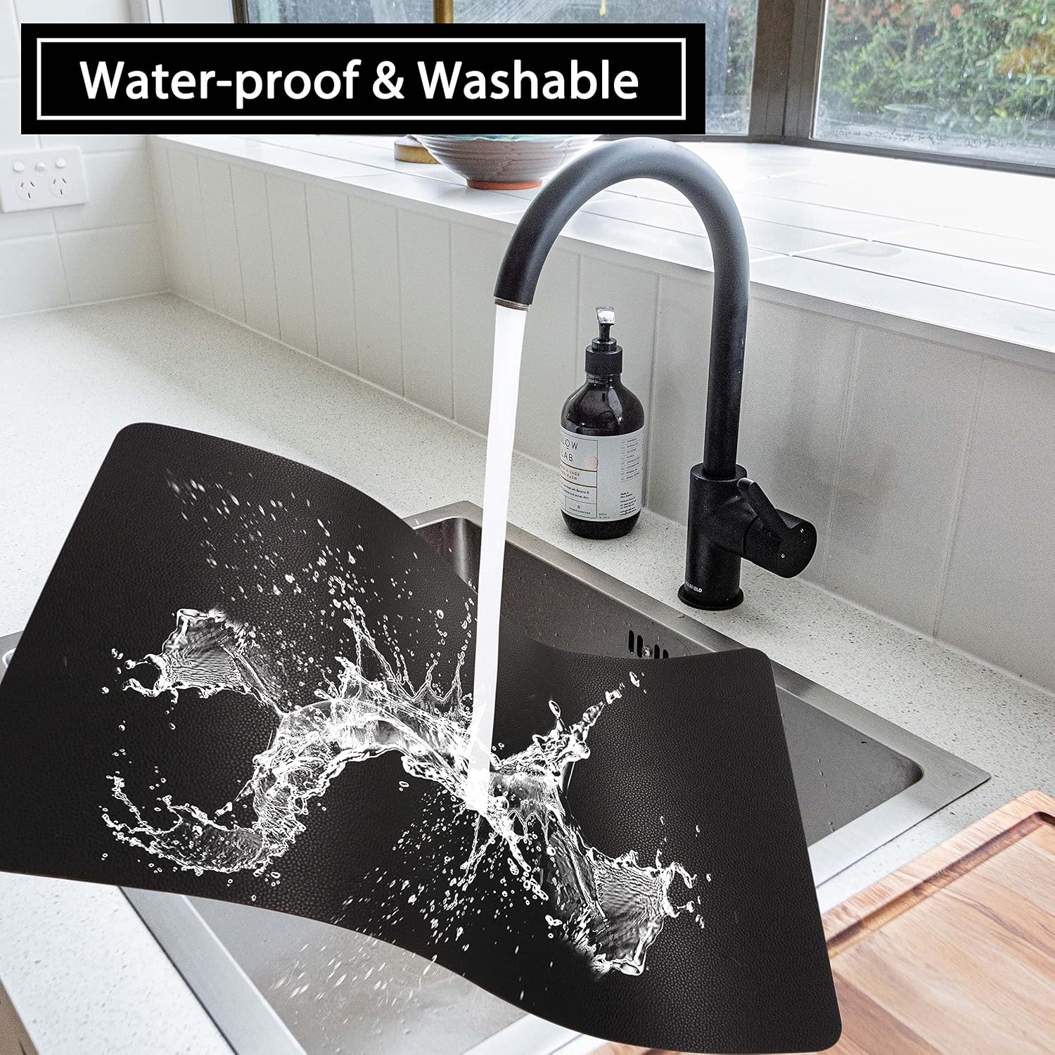 Wipeable Placemats Leather Table Mats Waterproof Heat-Resistant Easy to Clean for Dining Table Set Kitchen Table (6