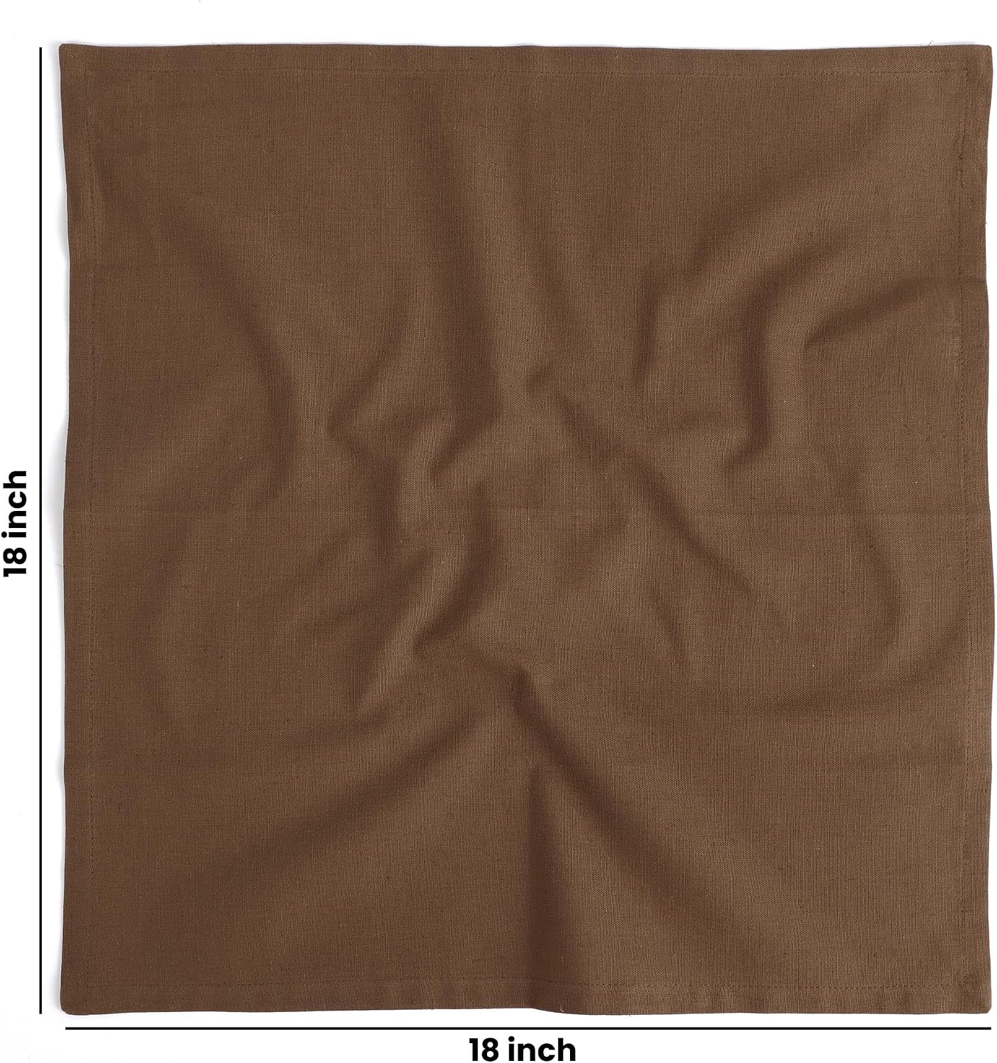 NATURALCRAFT Cloth Napkins Set of 12 Cotton Linen18x18 inch | Washable Reusable Fabric Soft Durable Quality Breathable