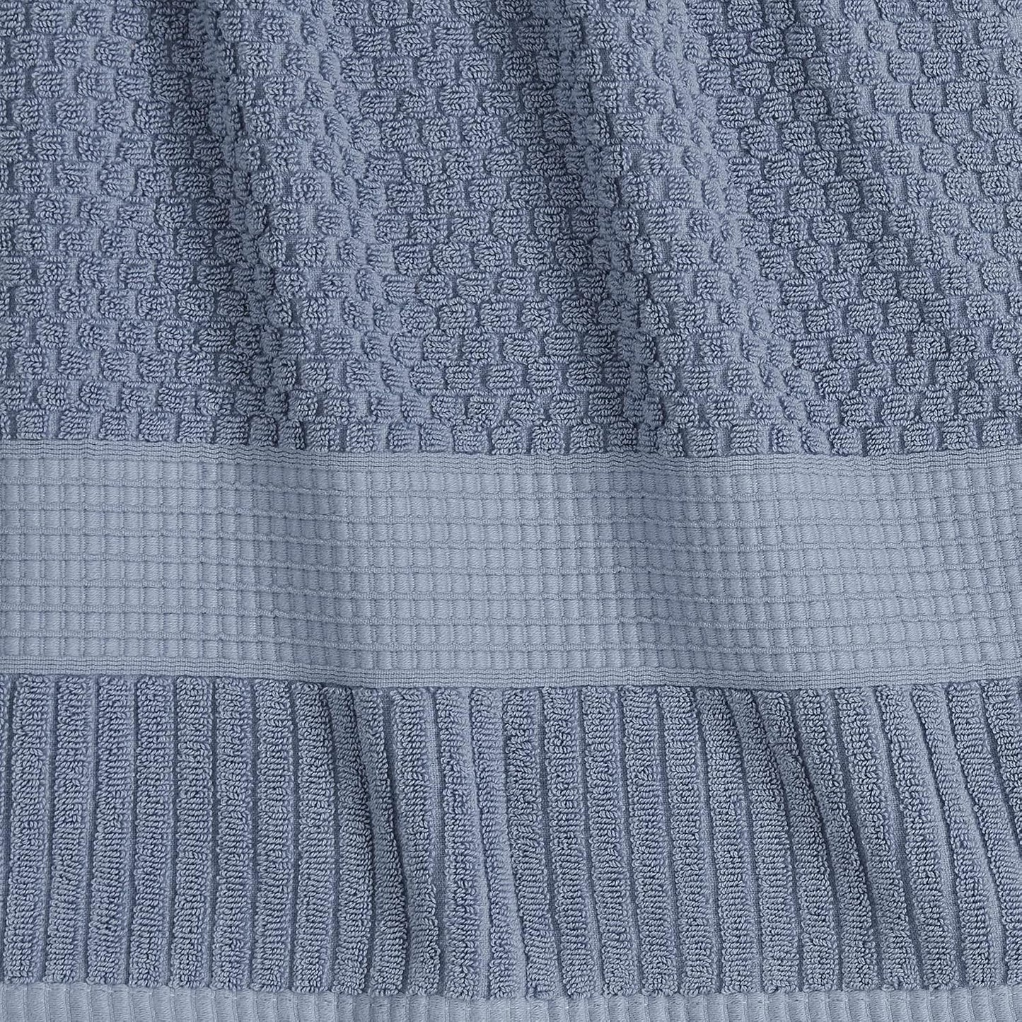 NY Loft 100% Cotton 2-Pack Oversized Bath Towel Set | Flint | Quick-Dry | Two Oversized 35" x 70" Bath Towels / Bath