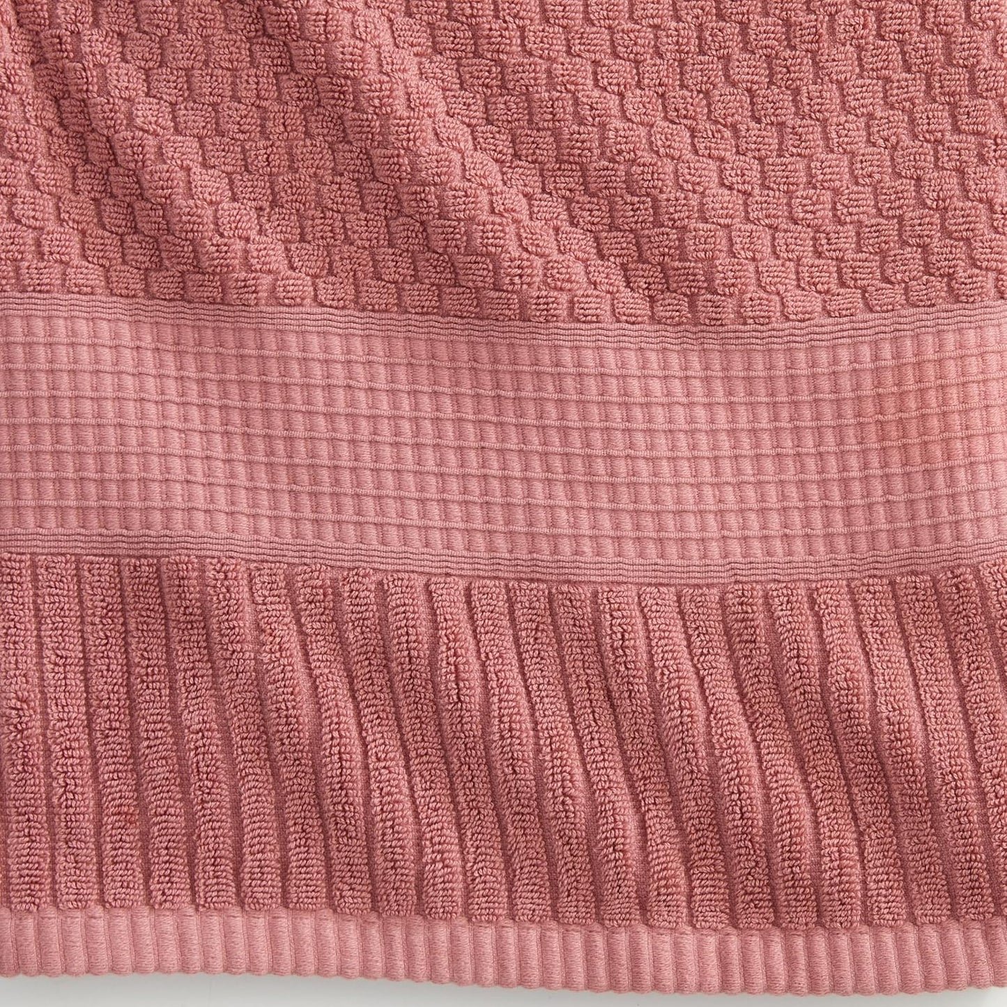NY Loft 100% Cotton 2-Pack Oversized Bath Towel Set | Rose | Quick-Dry | Two Oversized 35" x 70" Bath Towels / Bath