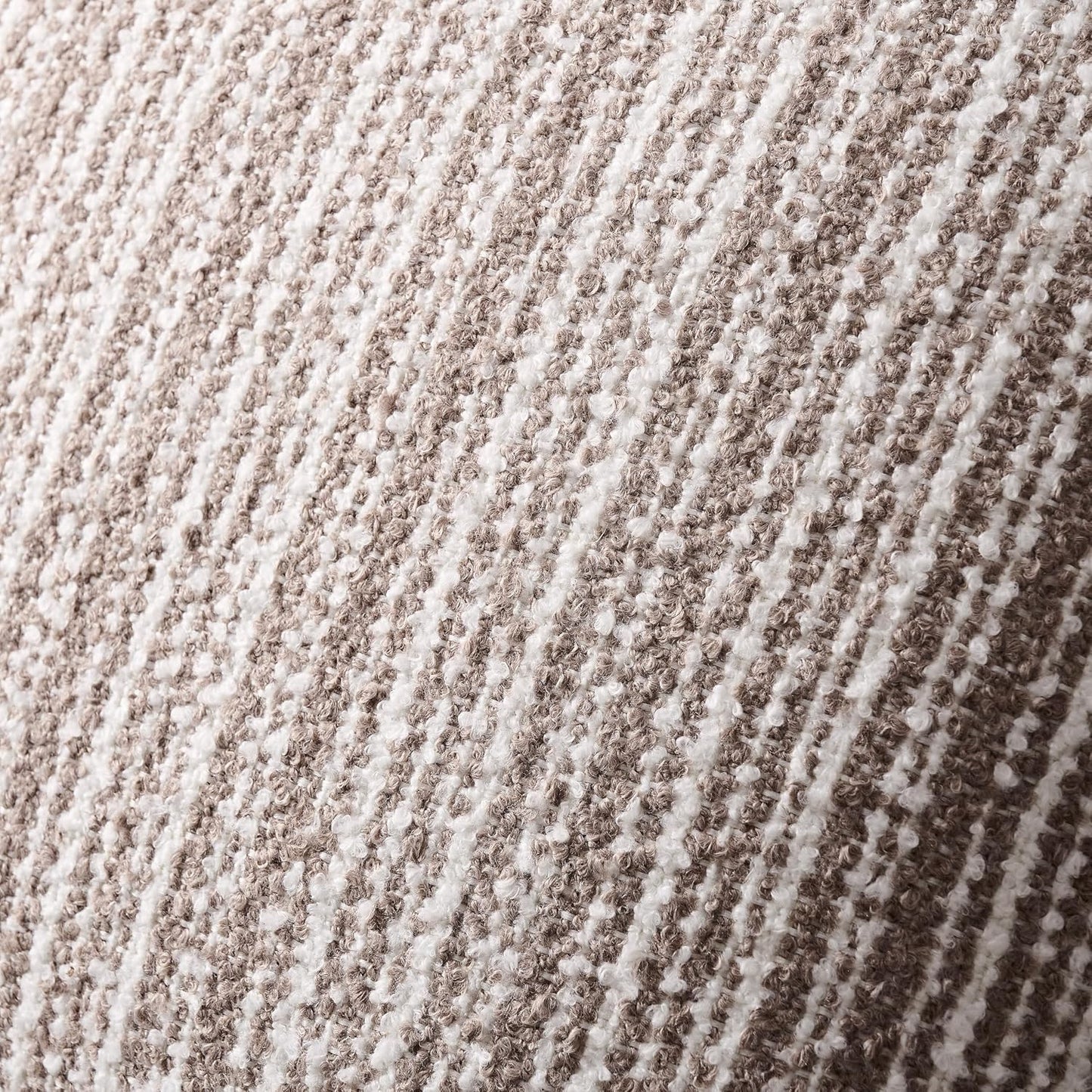 Soft Stripe Chenille Decorative Covers / 18 x 18 / Camel / Set of 2