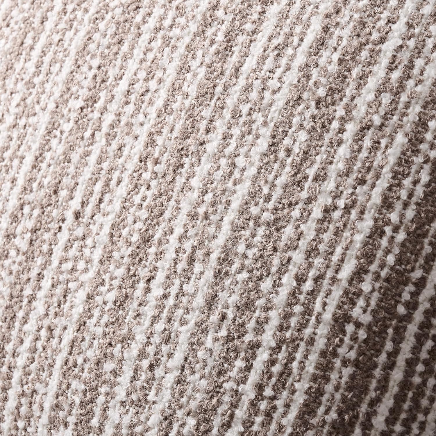 Soft Stripe Chenille Decorative Covers / 18 x 18 / Camel / Set of 2