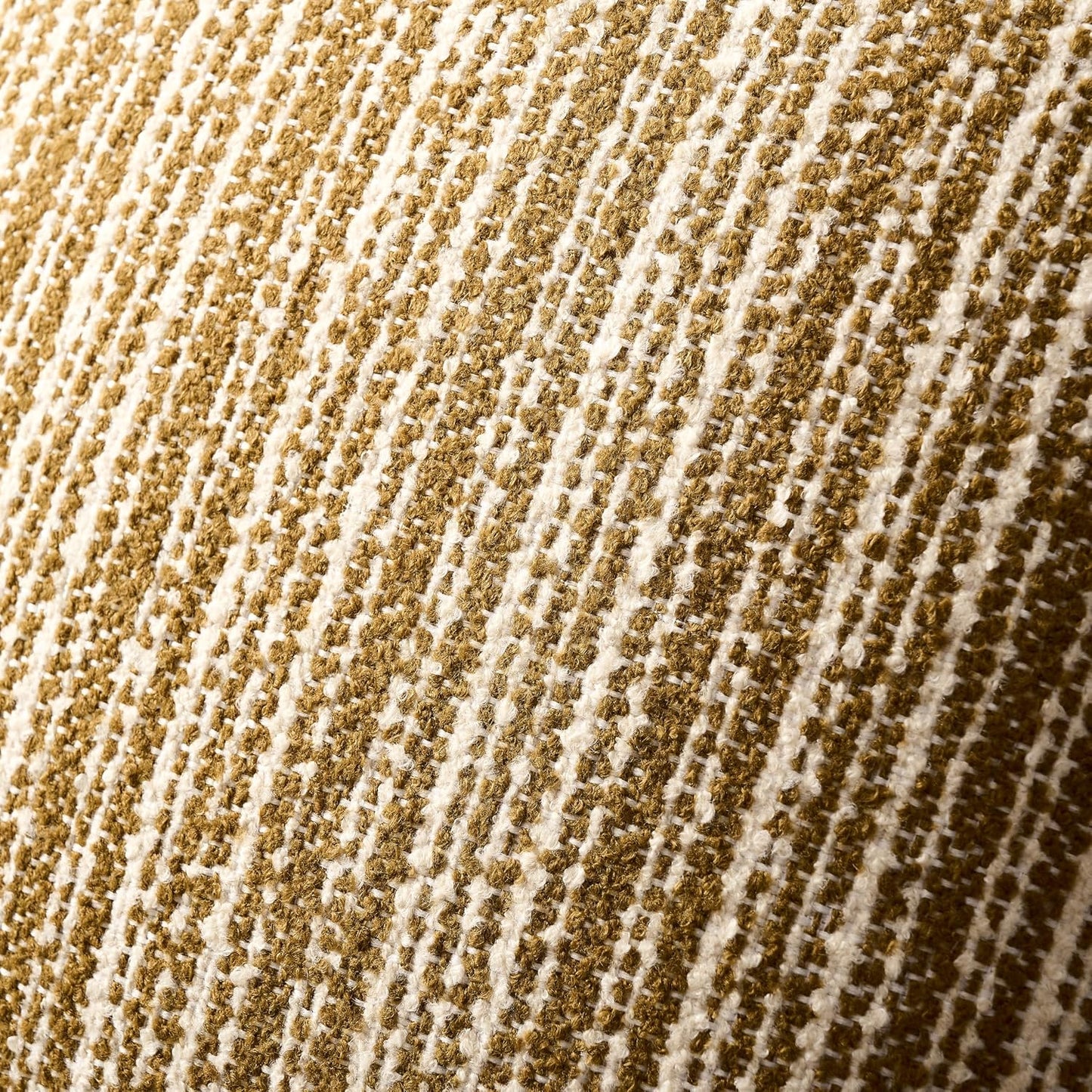Throw Pillow Covers Textured Boucle Pillow Covers / 18 x 18 / Mustard Yellow / Set of 2
