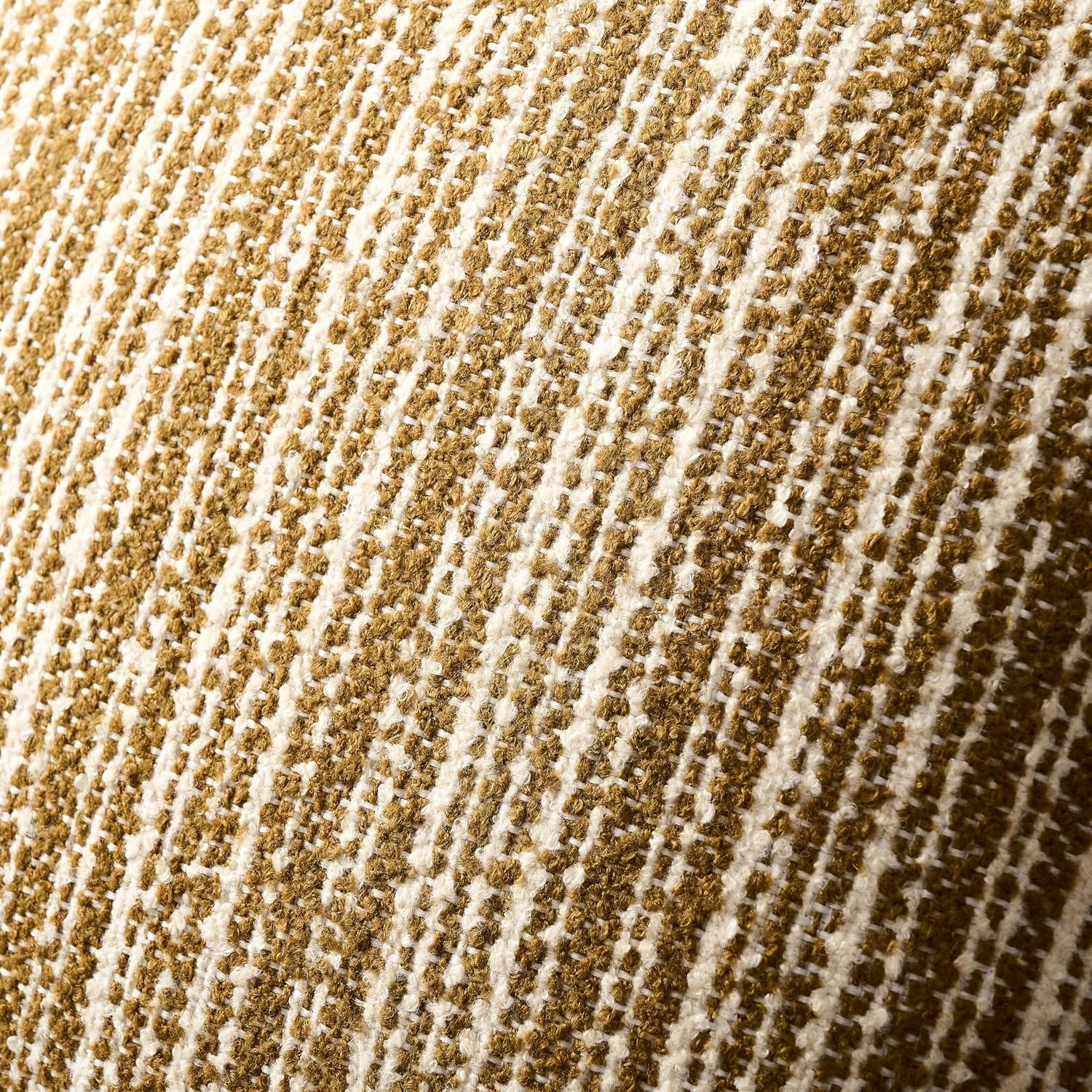 Throw Pillow Covers Textured Boucle Pillow Covers / 18 x 18 / Mustard Yellow / Set of 2