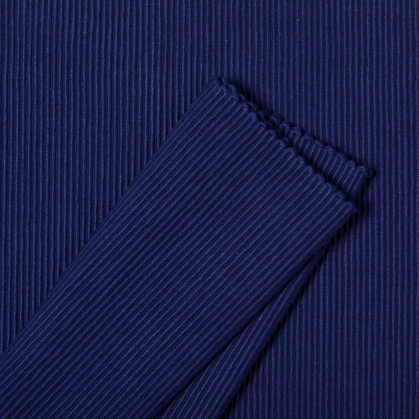 Now Designs Spectrum Placemats Ribbed Cotton, Indigo Blue, 19x13 inches, Set of 4, (901421aa)