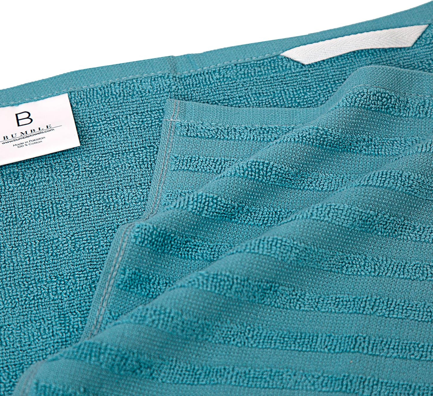 Premium Kitchen Towels 6 Pack 100% Cotton, 20"x28" Dish Towels - Aqua | Large Flat & Terry Kitchen Linen Set with