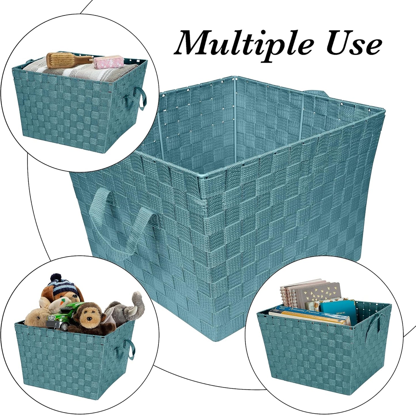 Decorative Storage Basket / Sapphire / Large