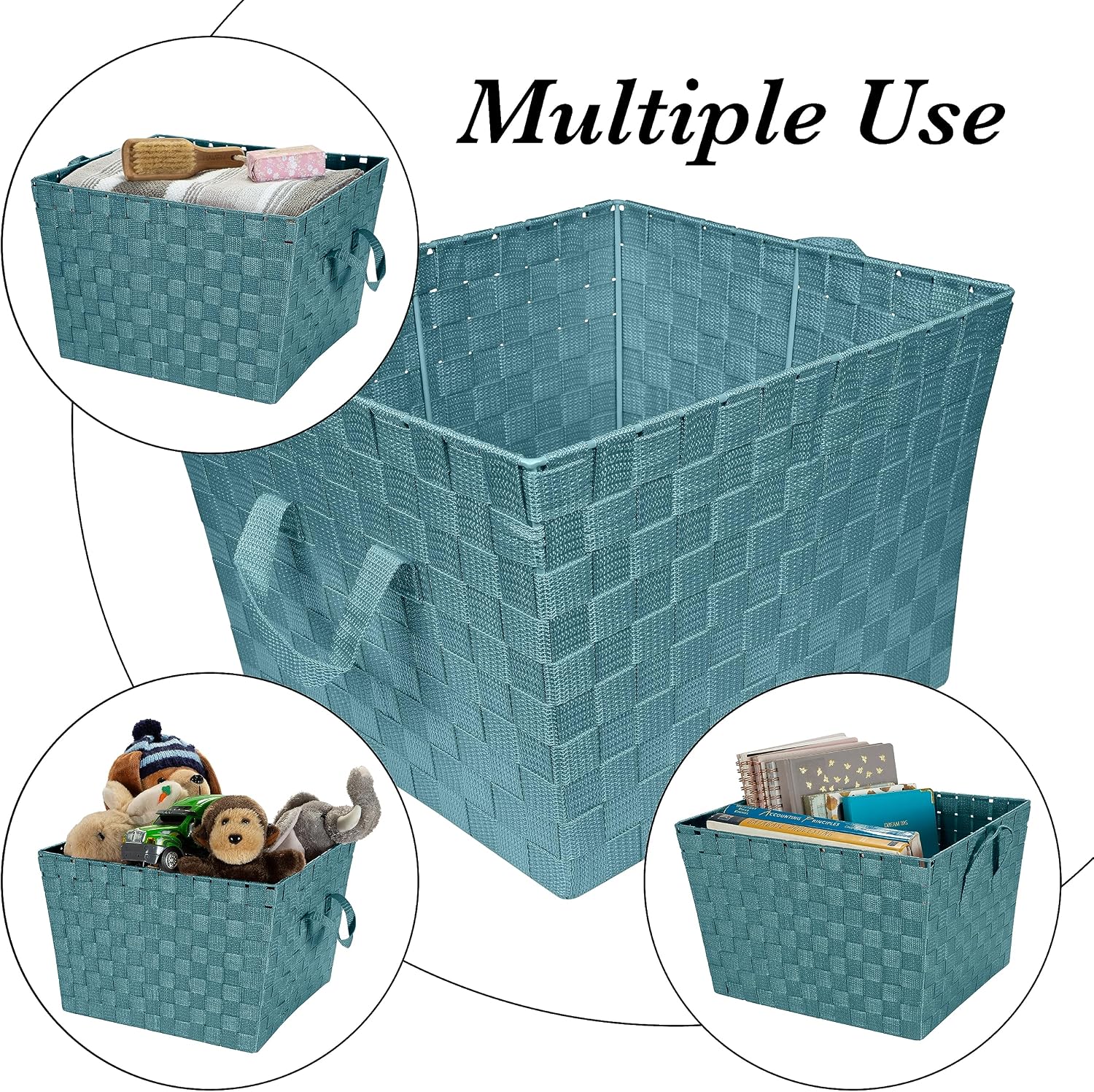 Decorative Storage Basket / Sapphire / Large