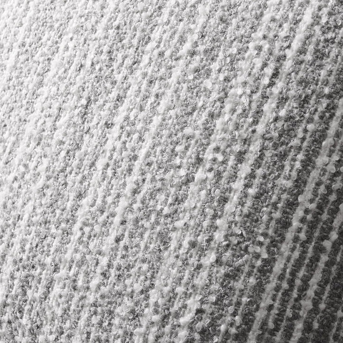 Soft Stripe Chenille Decorative Covers / 18 x 18 / Grey / Set of 2