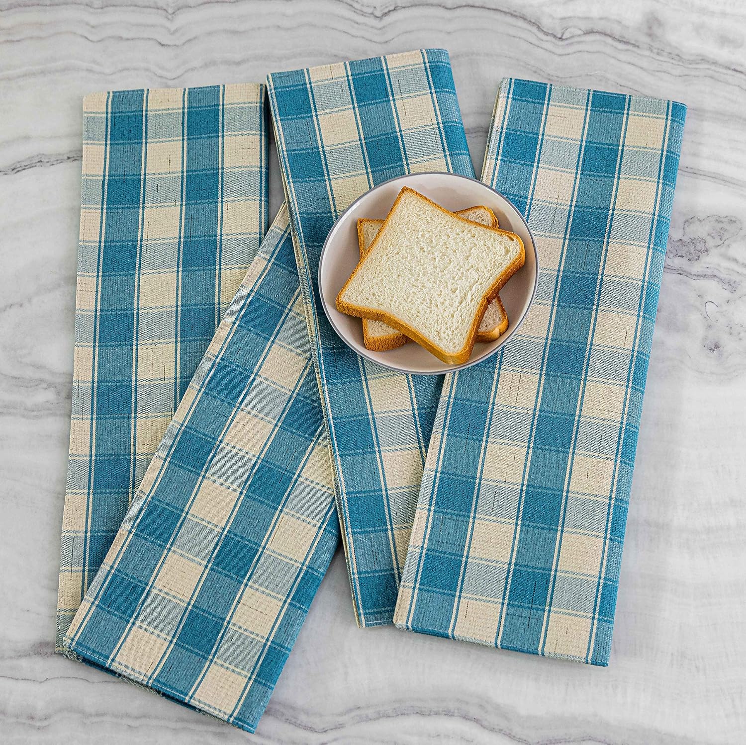 Home Brilliant Buffalo Check Placemats Set of 6 Heat Resistant Dining Table Place Mats for Kitchen Table, 13 x 19