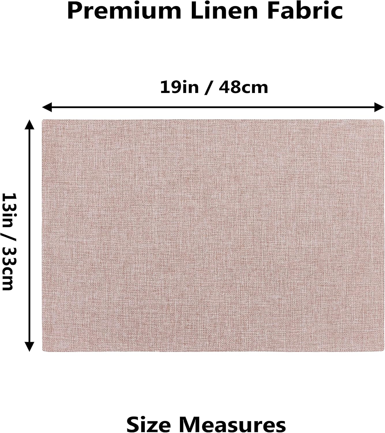 Home Brilliant Placemats Set of 6 Pink Apricot Table Place Mats for Women Wedding Decoration Blush Placemats Washable